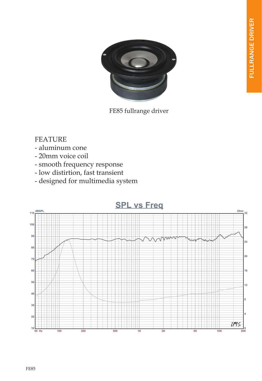 Fountek FE85 User Manual