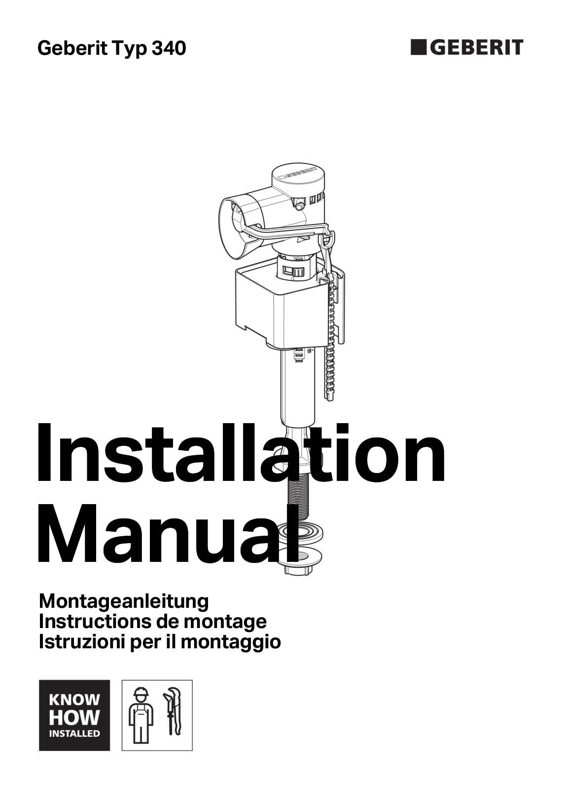 GEBERIT Impuls 340 User Manual