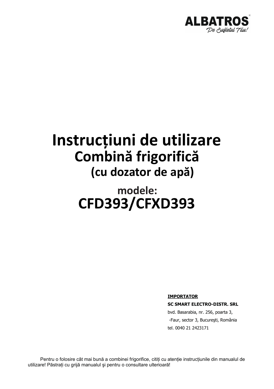 Albatros CFD393 User guide - ManualMachine.com