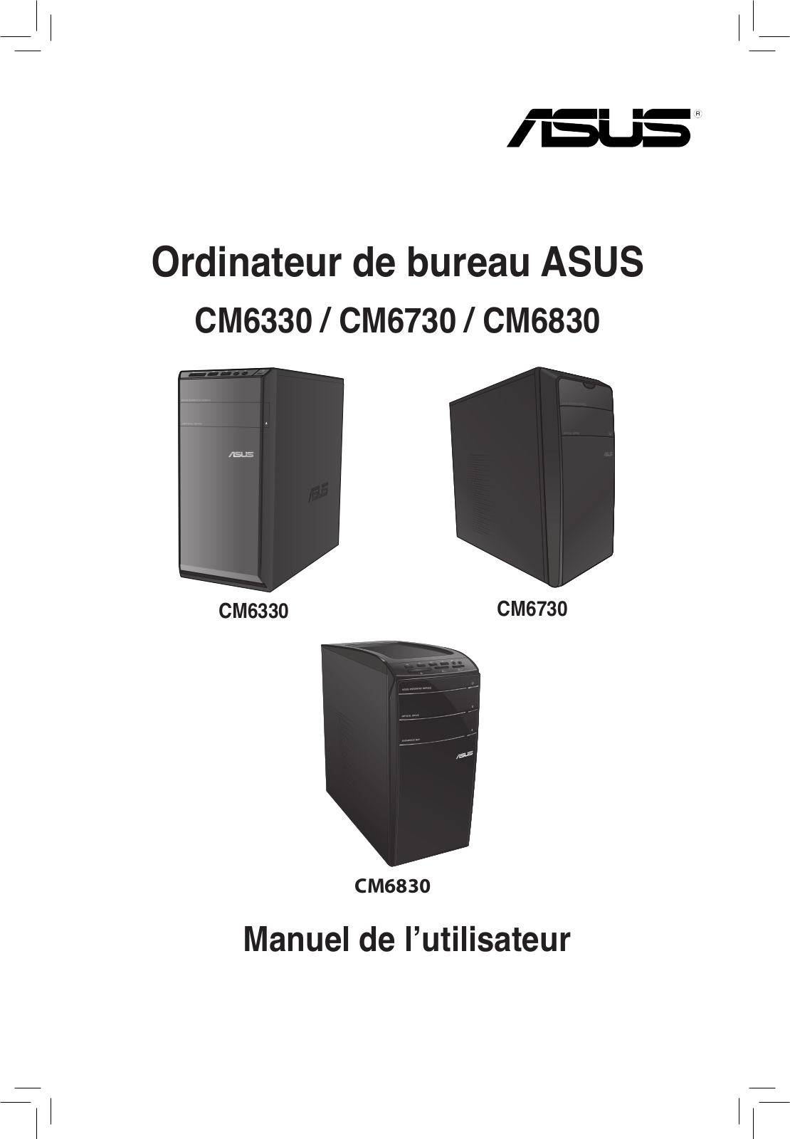 ASUS CM6330-FR001S, CM6330-FR003S User Manual