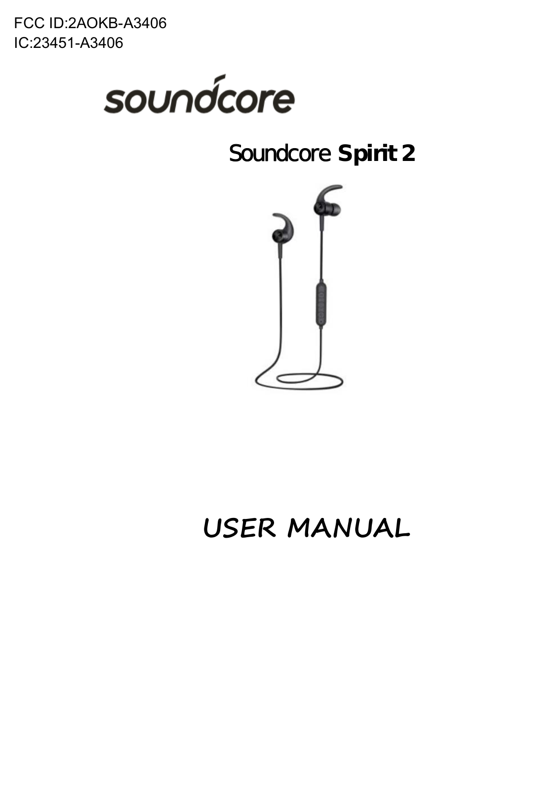 Anker Innovations A3406 user manual