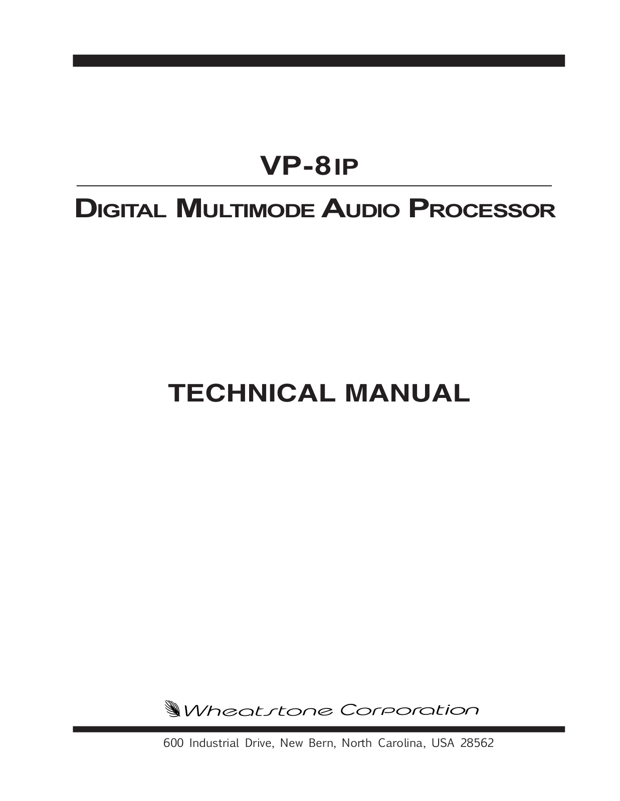 Wheatstone VP-8IP Technical Manual - ManualMachine.com