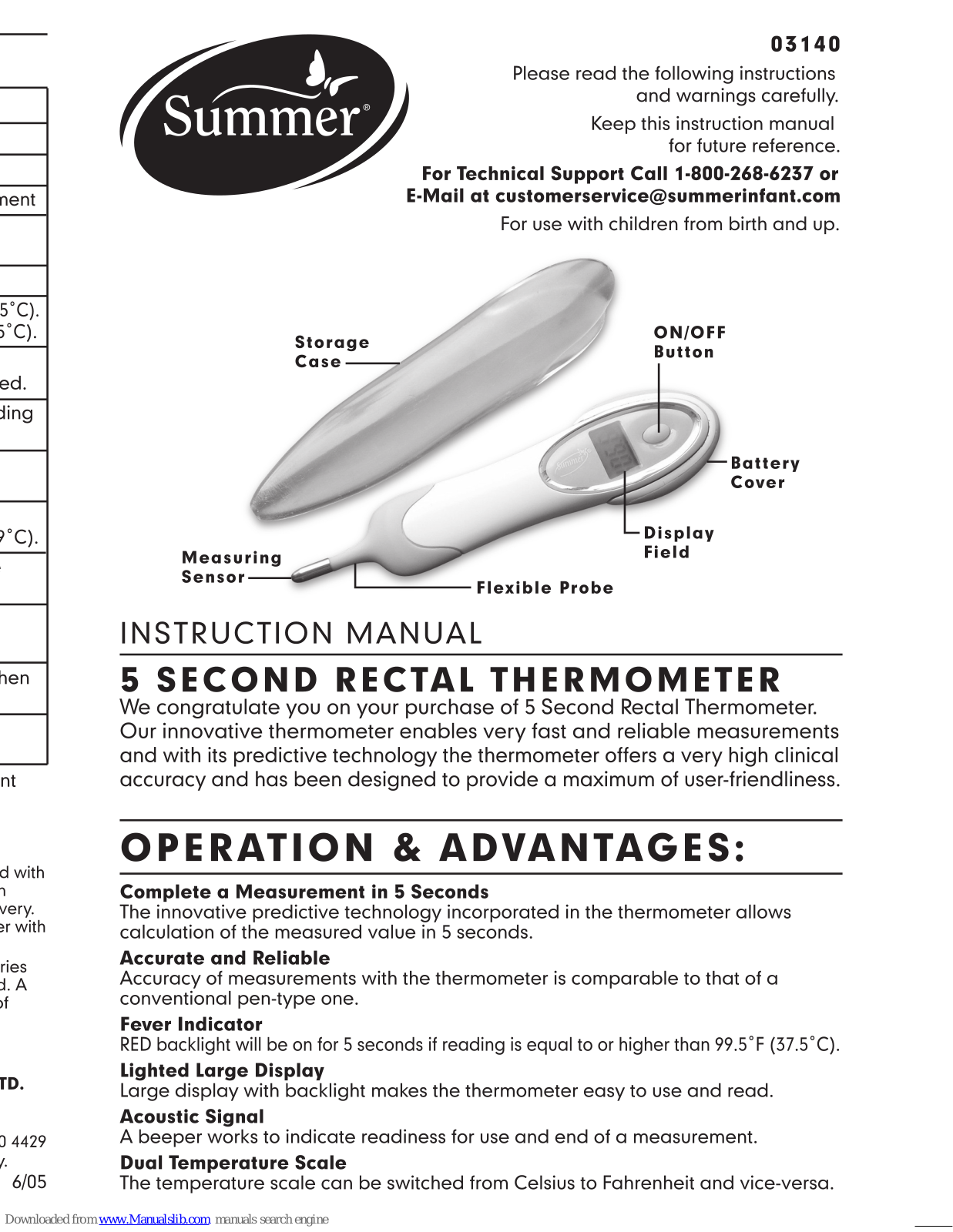 Summer 3140 Instruction Manual - ManualMachine.com