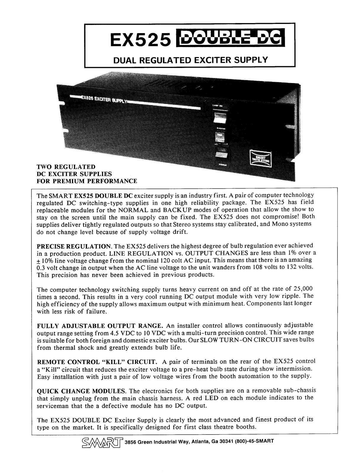 Smart EX525 DATASHEET