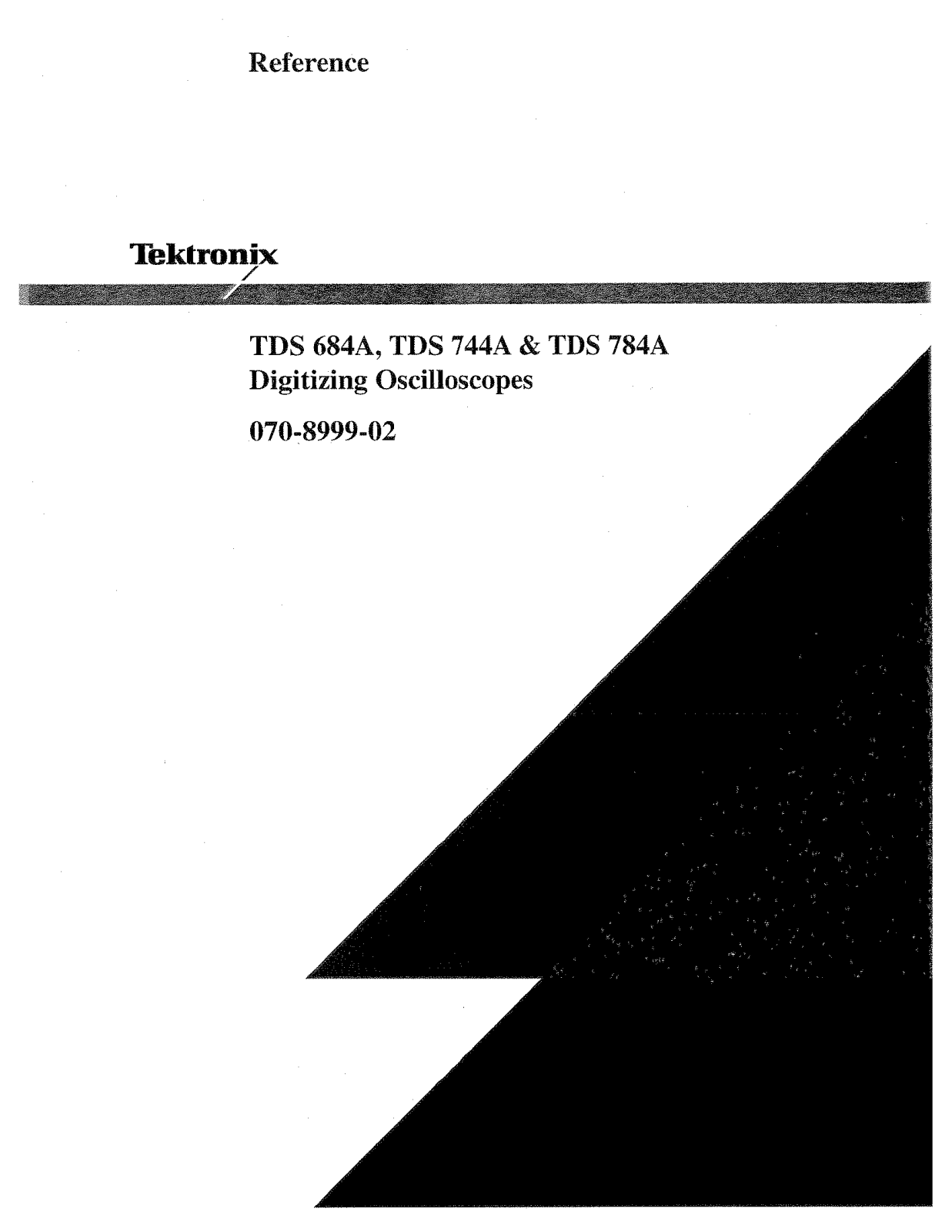 Tektronix TDS 744A, TDS 784A, TDS 684A User Manual