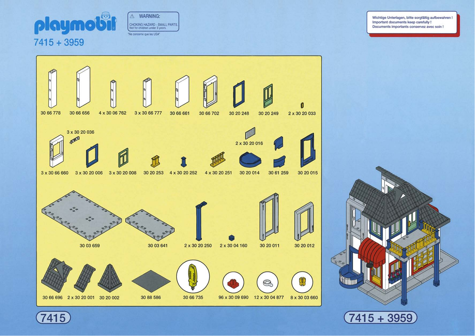 Playmobil 7415 Instructions