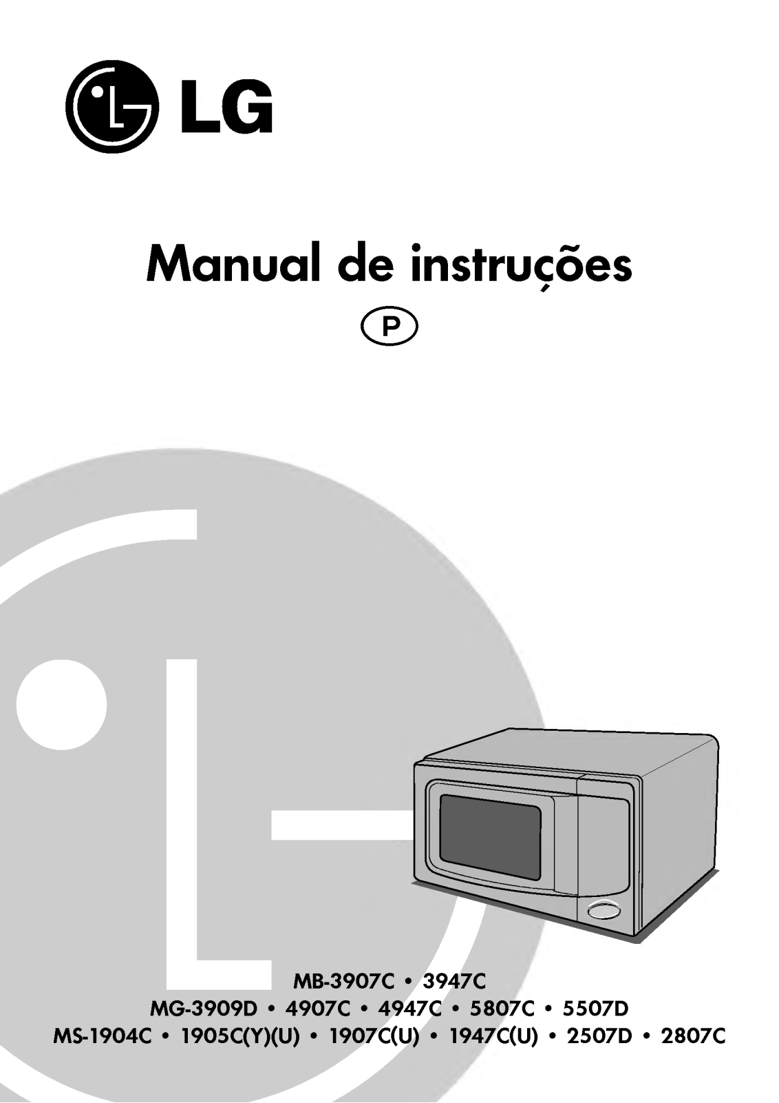 Lg MB-3907C, MB-3947C, MG-3909G, MG-4907C, MG-4947C Instructions Manual