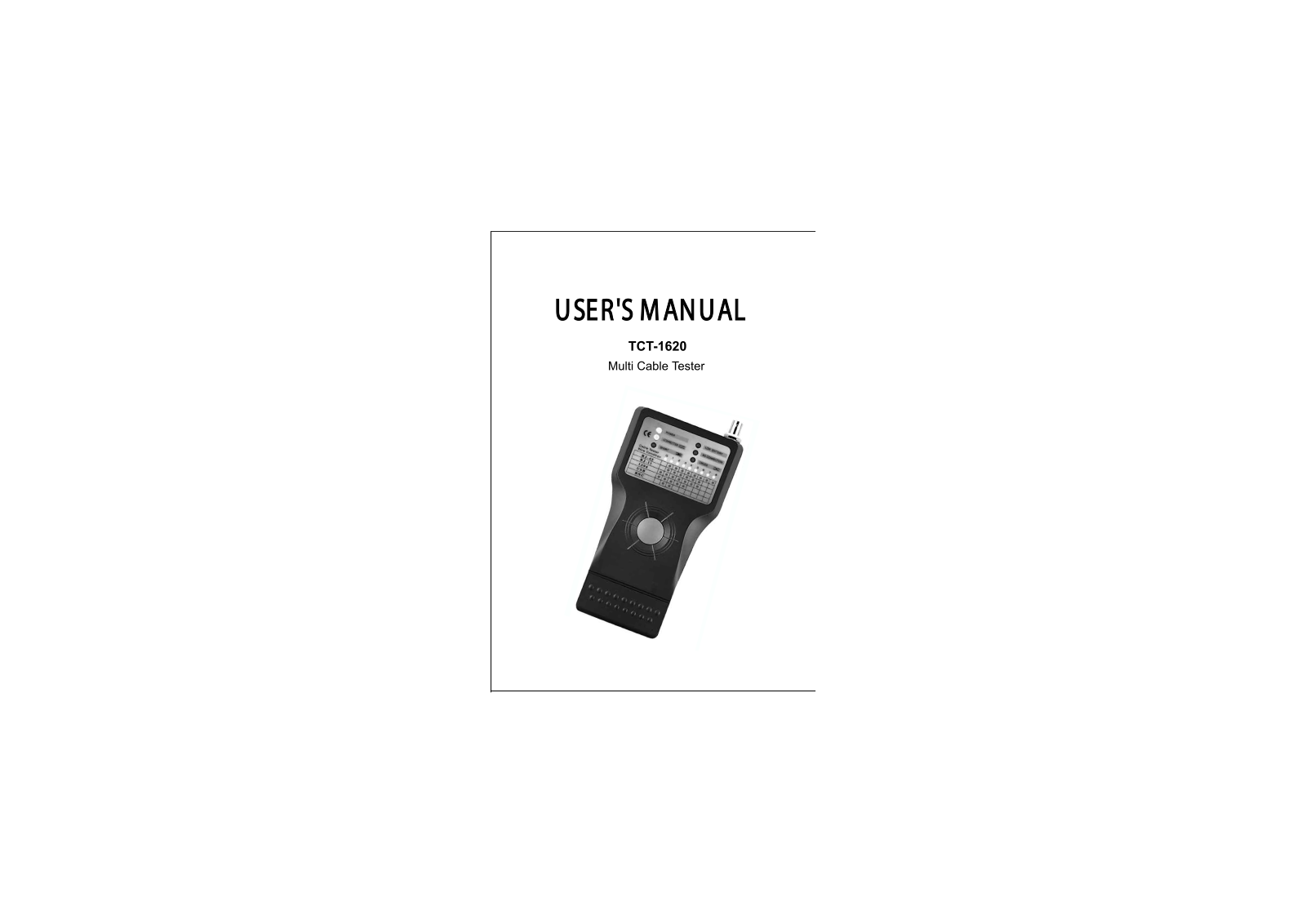 TME TCT-1620 User guide - ManualMachine.com