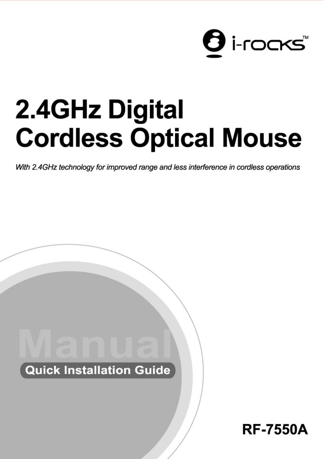 I-Rocks RF-7550A User Manual