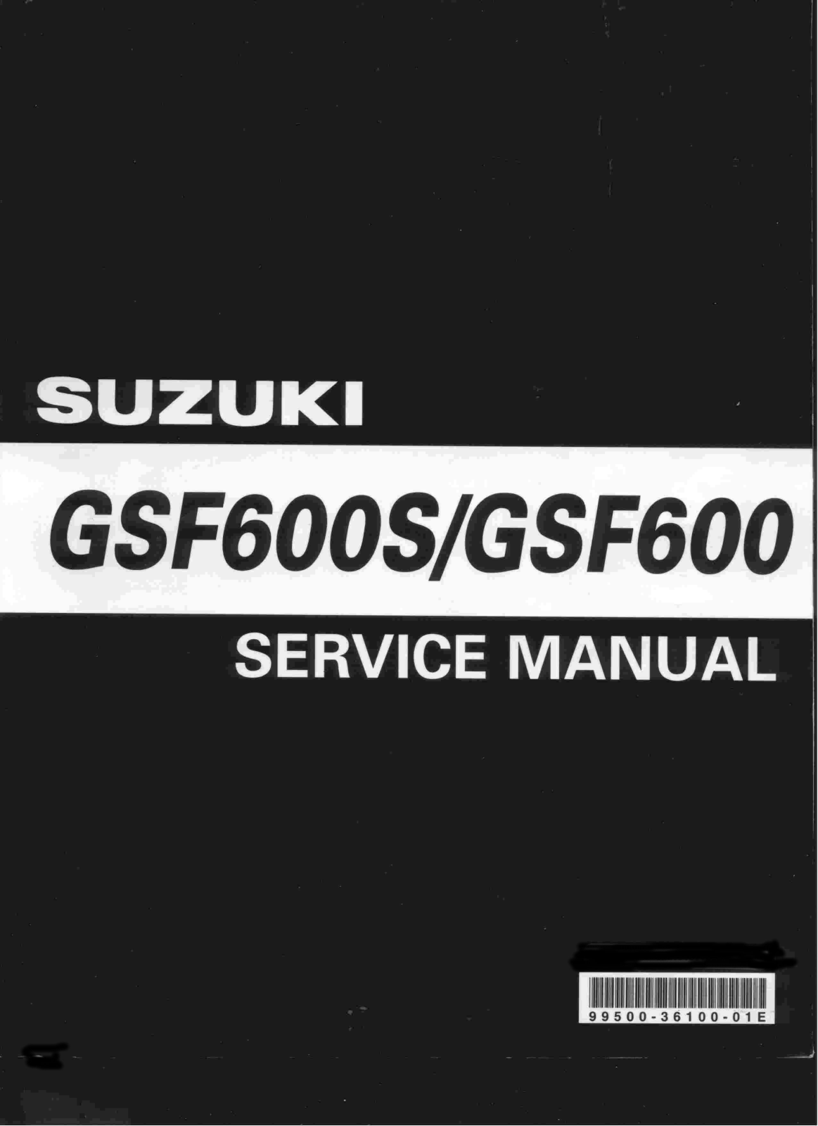 Suzuki GSF 600 Bandit 1999-2000 Service Manual