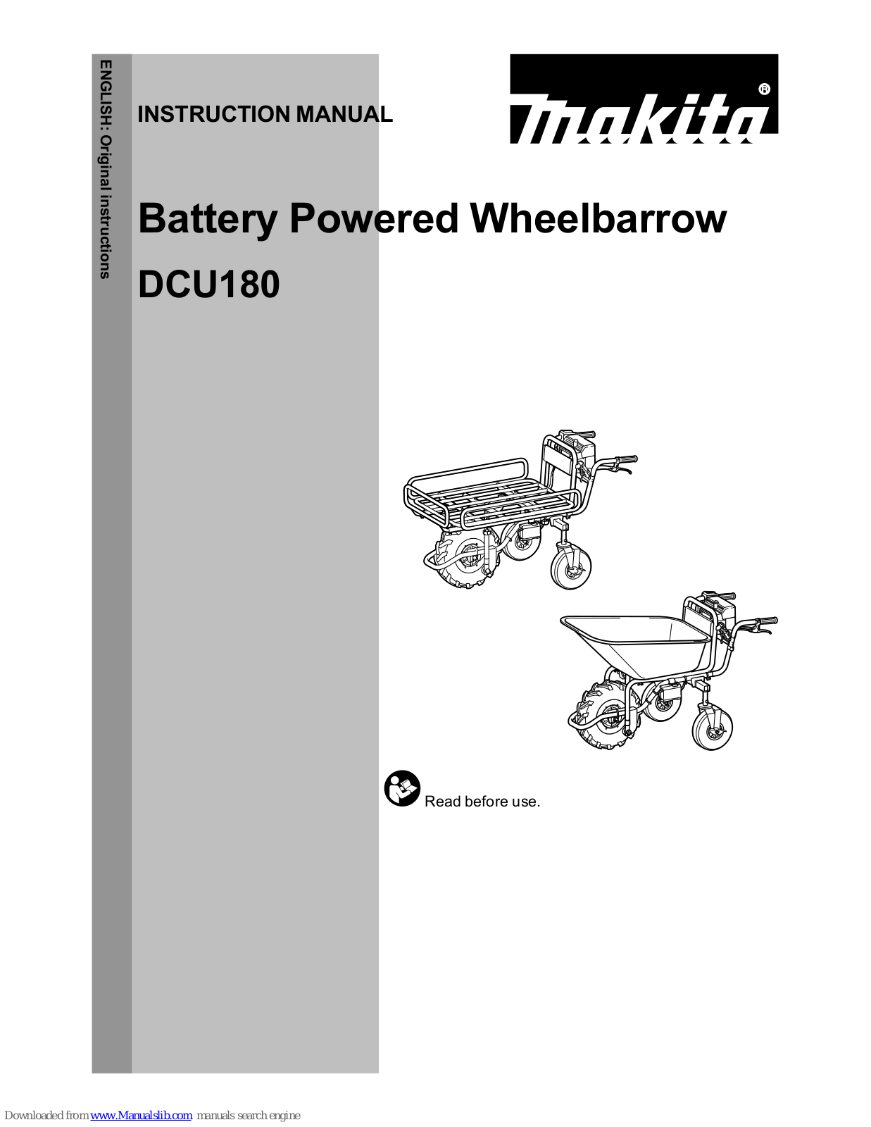 Makita DCU180 Instruction Manual