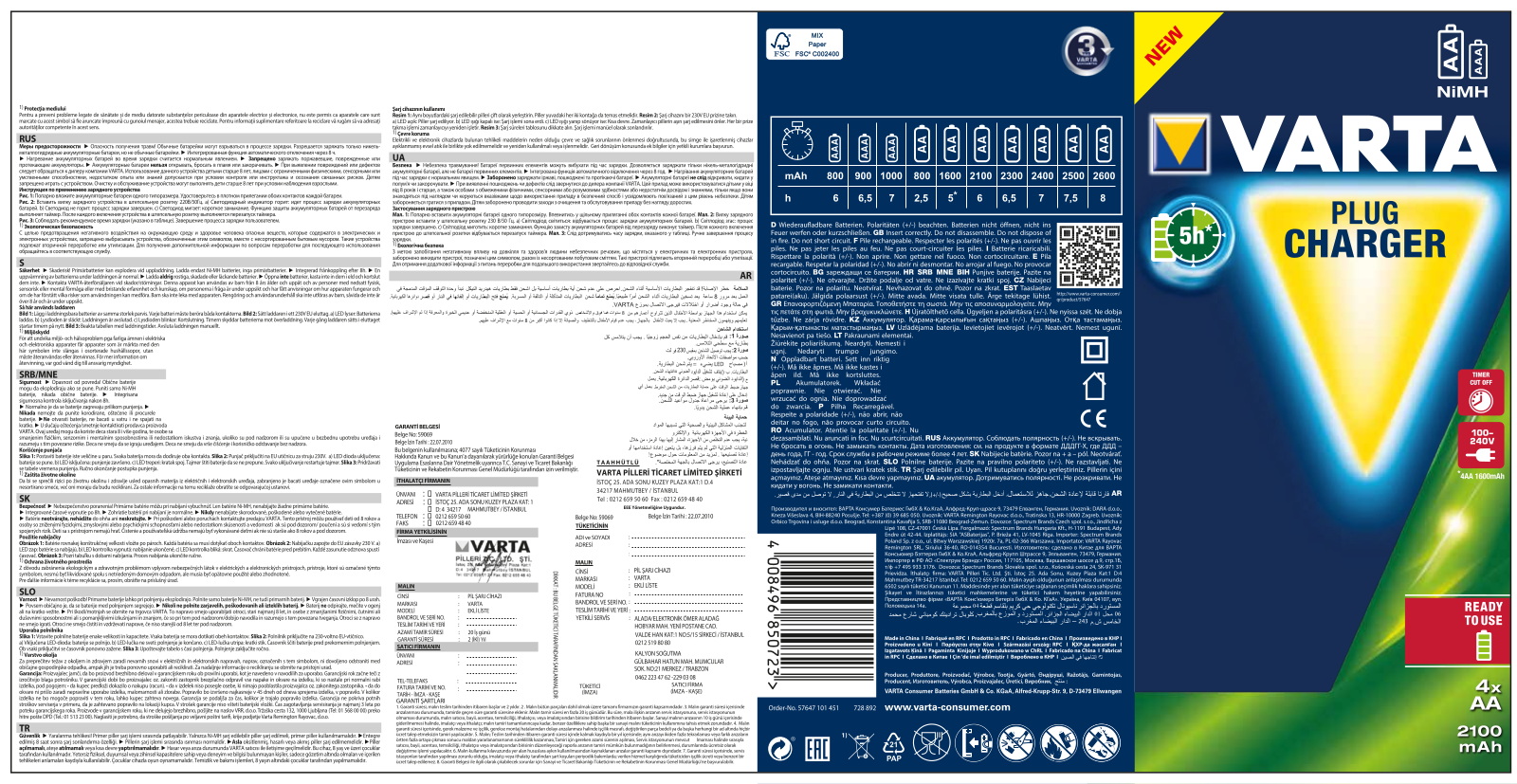 VARTA VARTA PLUG Instructions - ManualMachine.com