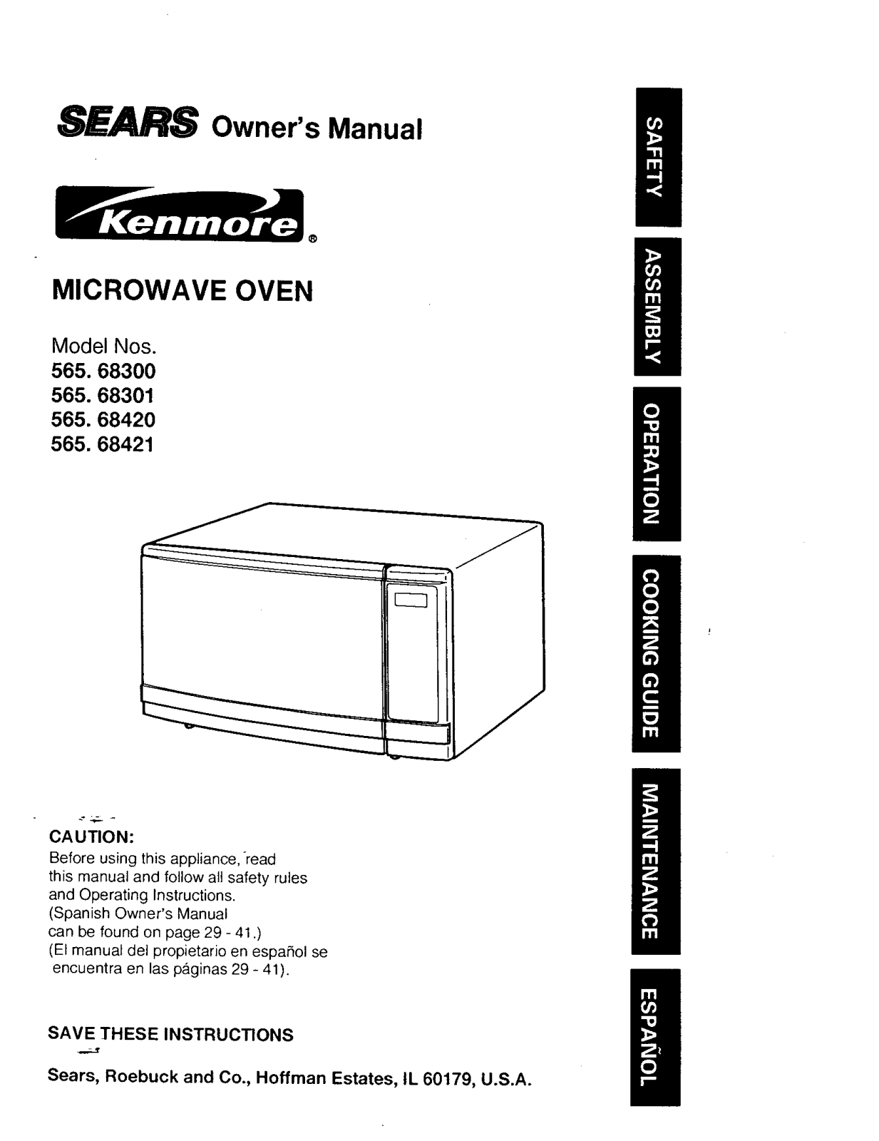 Kenmore 565.68420 User Manual - ManualMachine.com