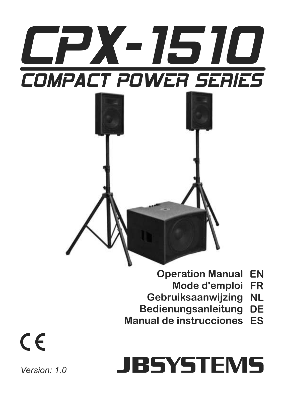 JB Systems CPX-1510 SET User Manual - ManualMachine.com