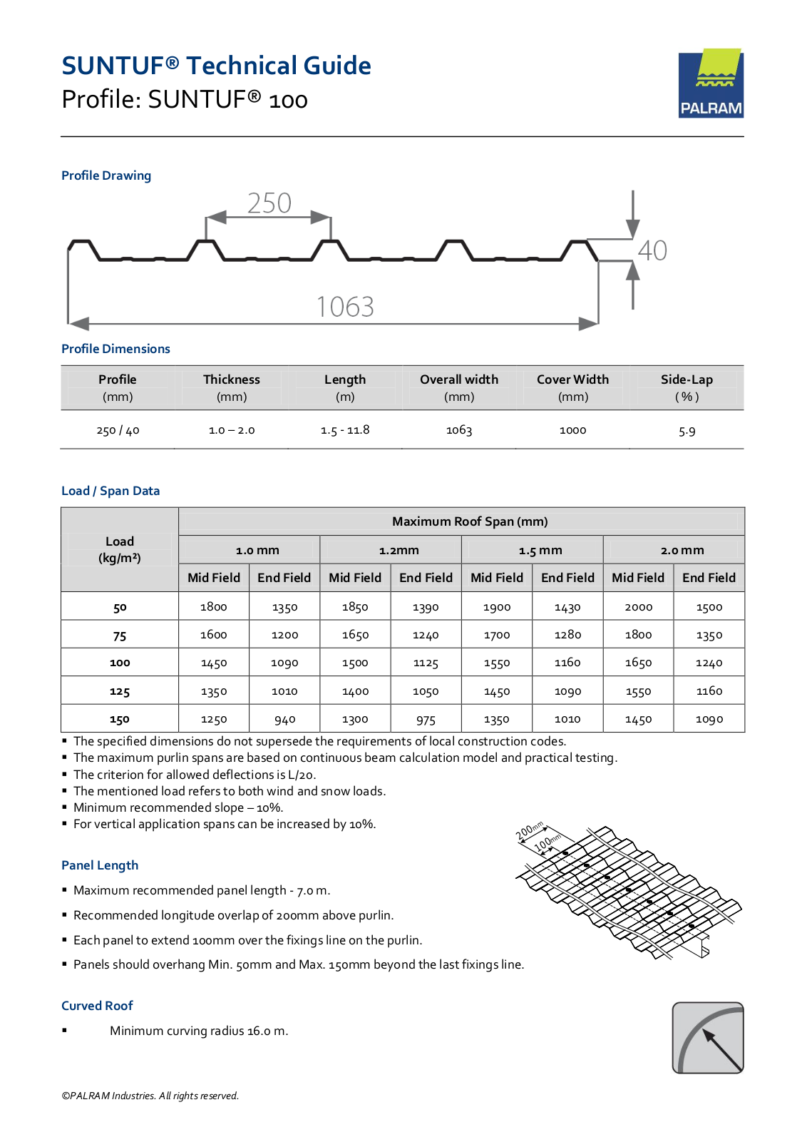 Palram SUNTU Rooflights User Manual