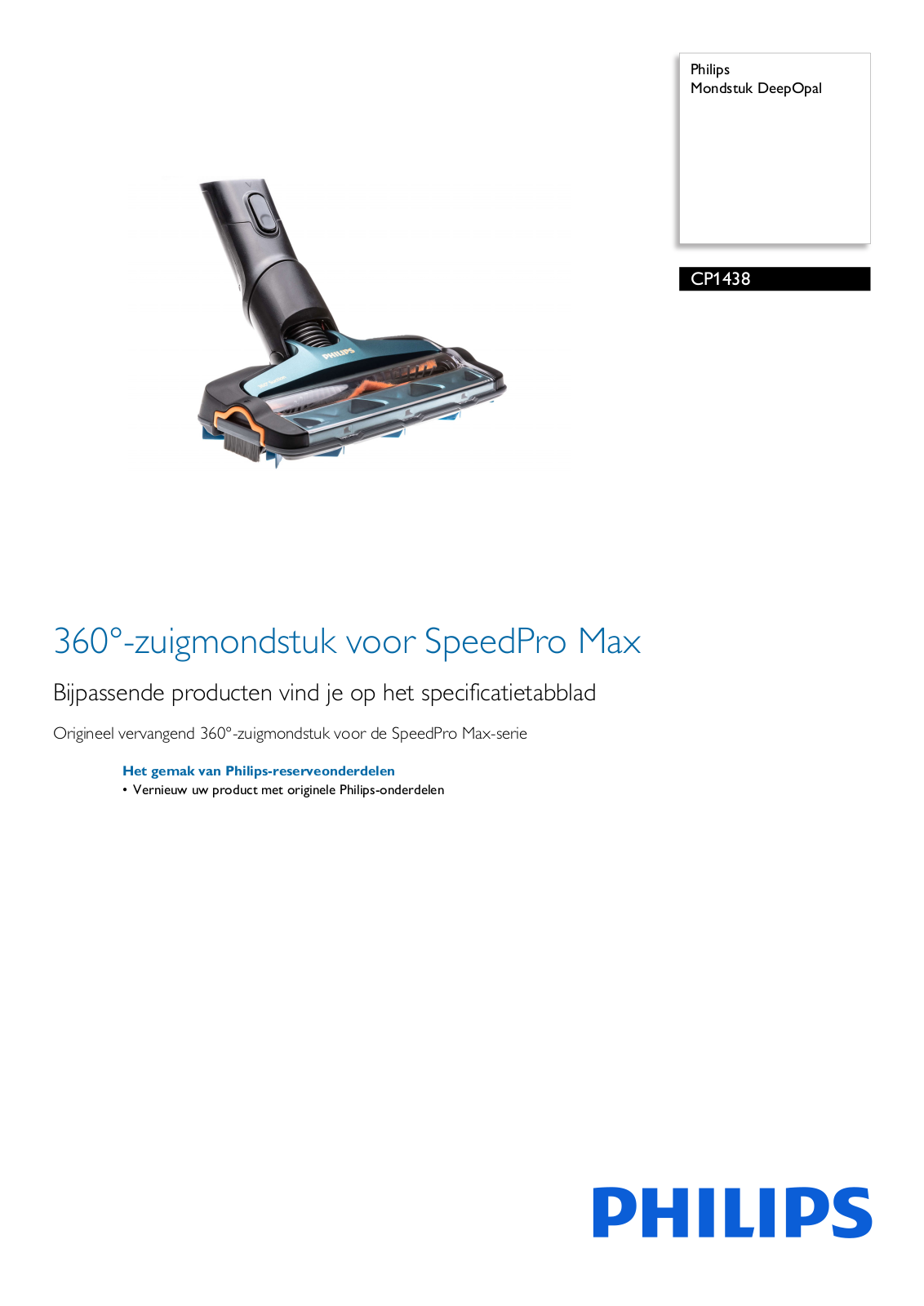 Philips CP1438/01 Leaflet - ManualMachine.com