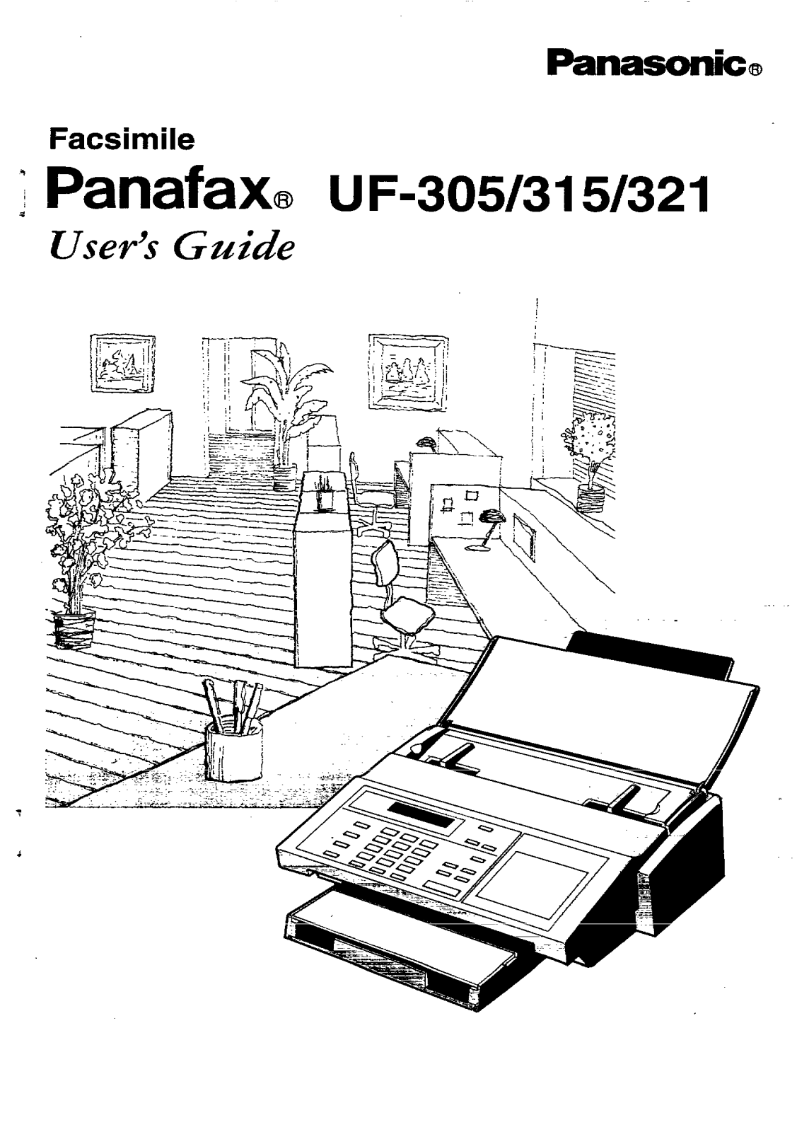 Panasonic UF-321 Operating Instructions