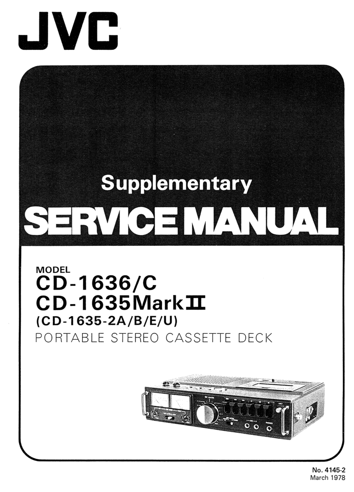 JVC CD-1635-C Service manual