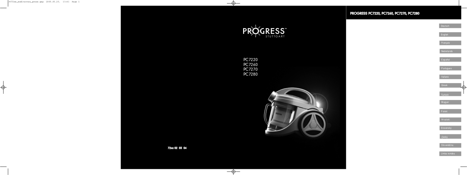 PROGRESS PC7280 User Manual