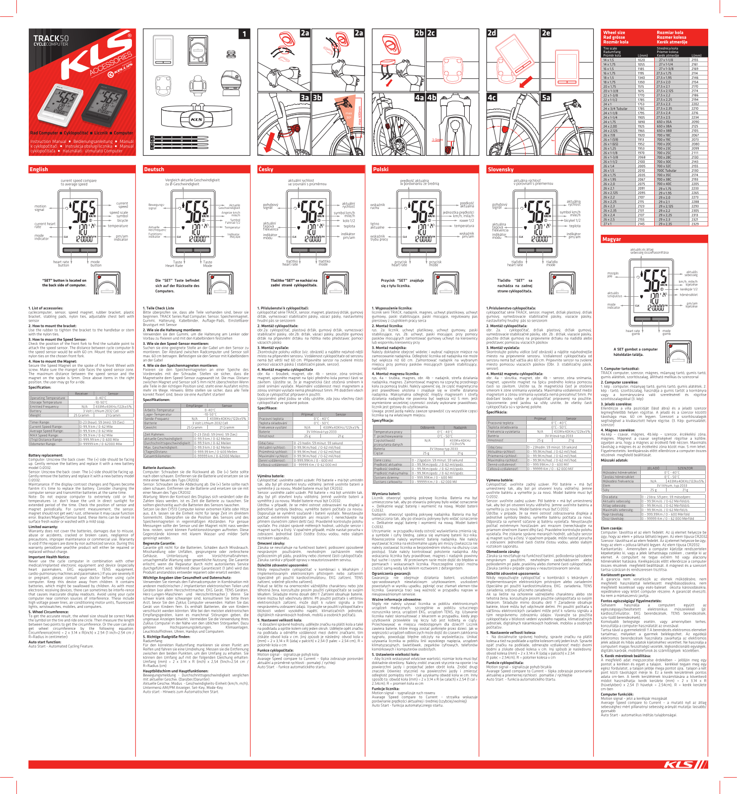 Kellys Track 50 User Manual