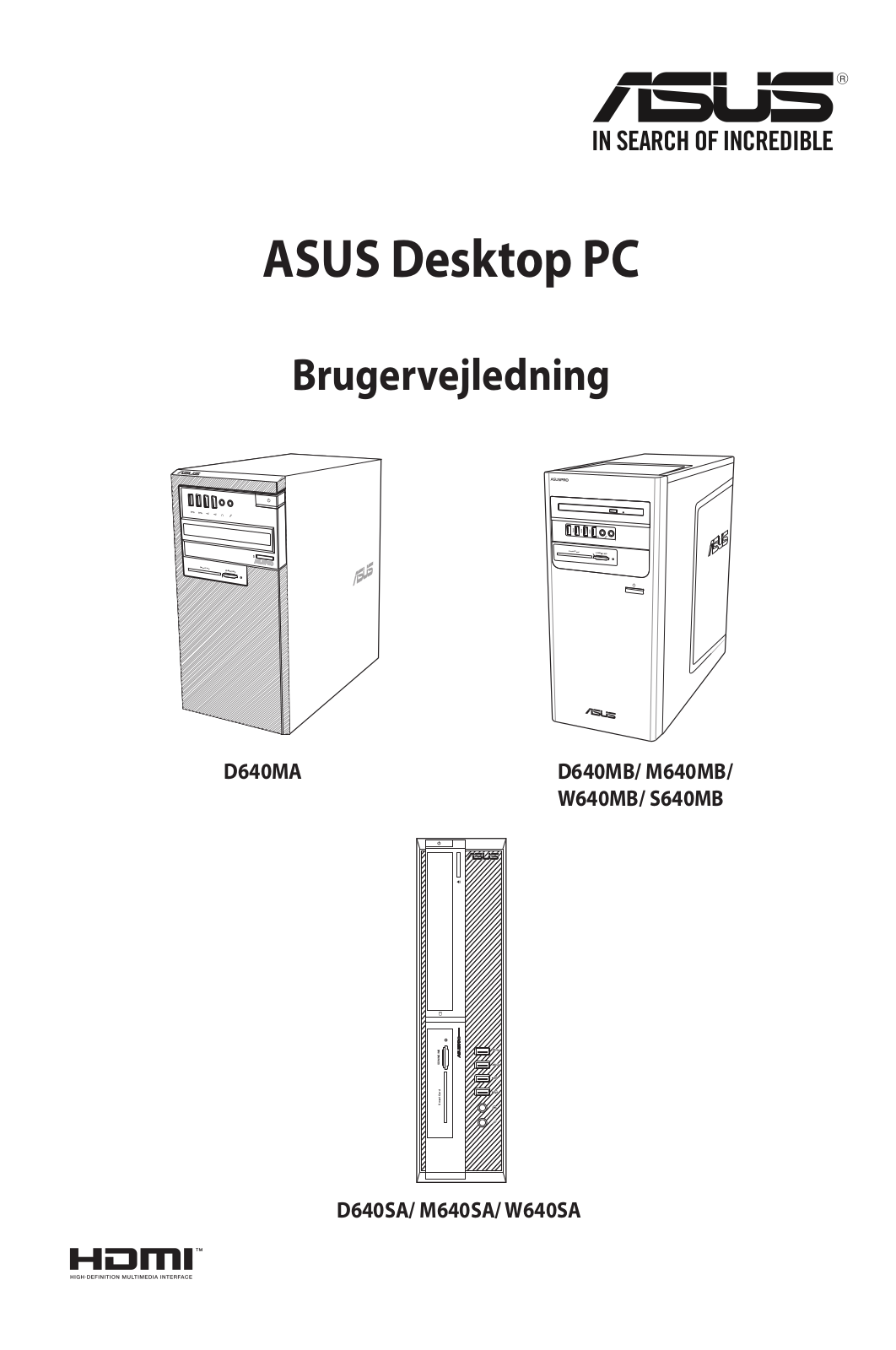 Asus D640SA, D640MA, D640MB, S640MB User’s Manual