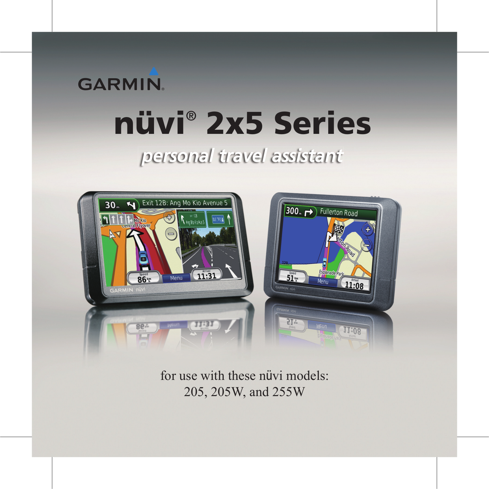 Garmin 255W, Nuvi 2x5 User Manual