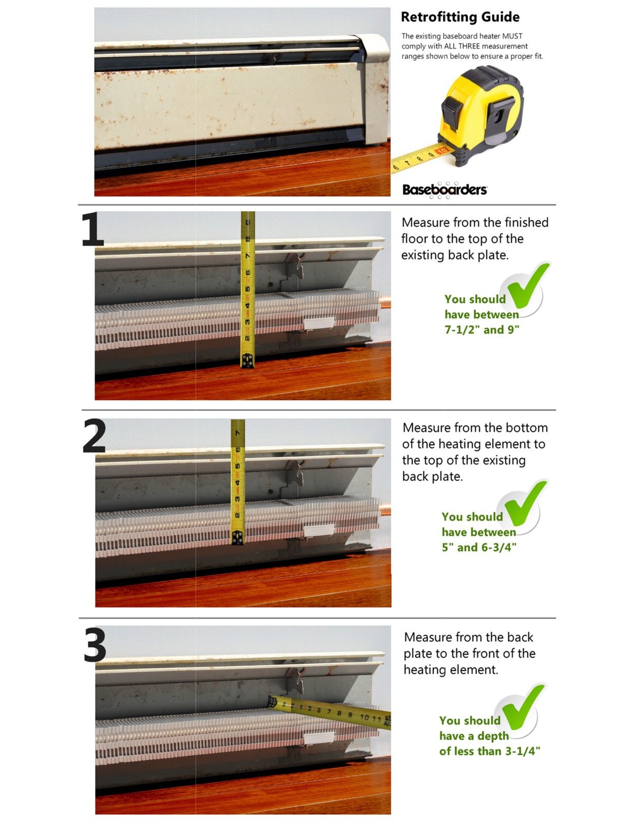 Baseboarders BORS1014 Dimensions - ManualMachine.com