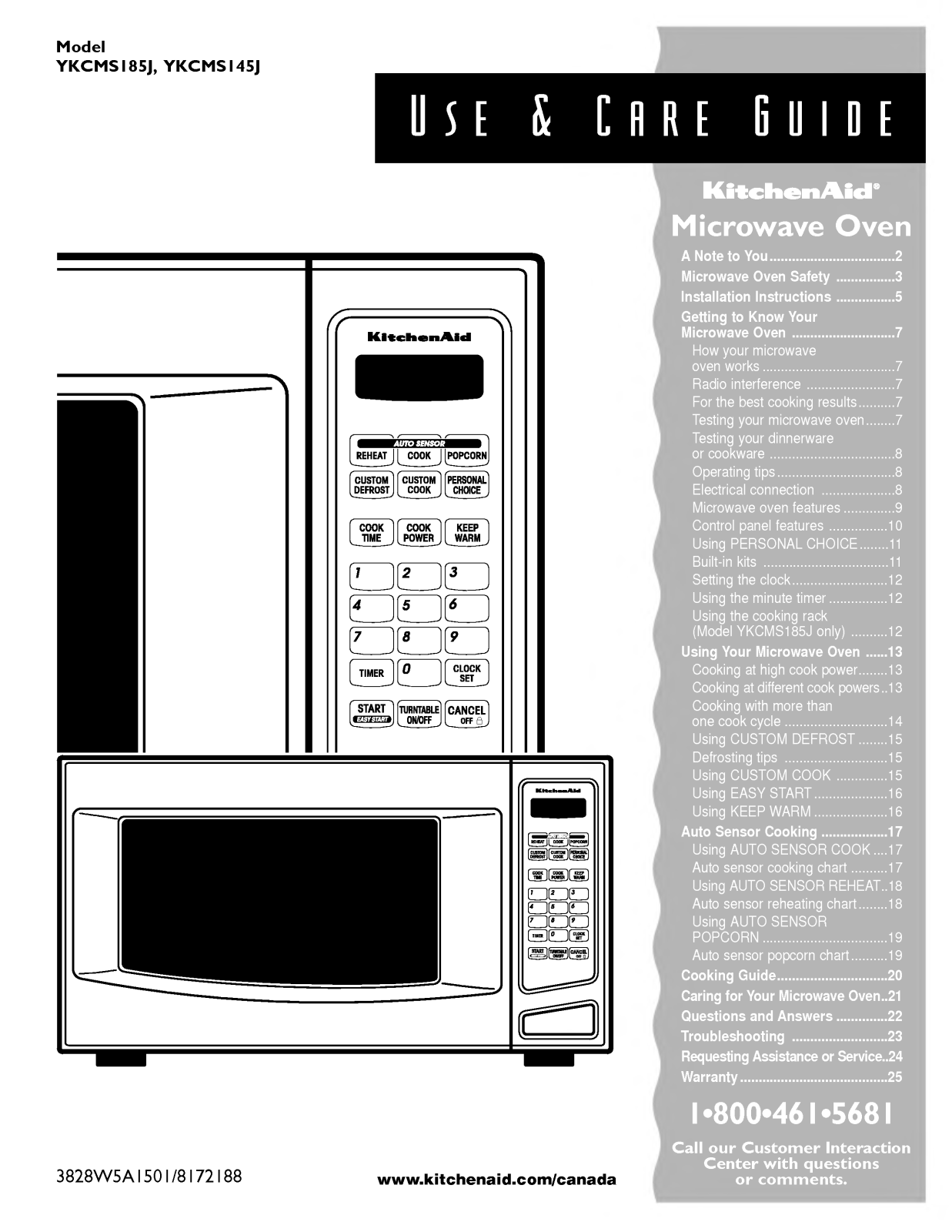 LG YKCMS145JWH-0, YKCMS145JBL-0 User Manual