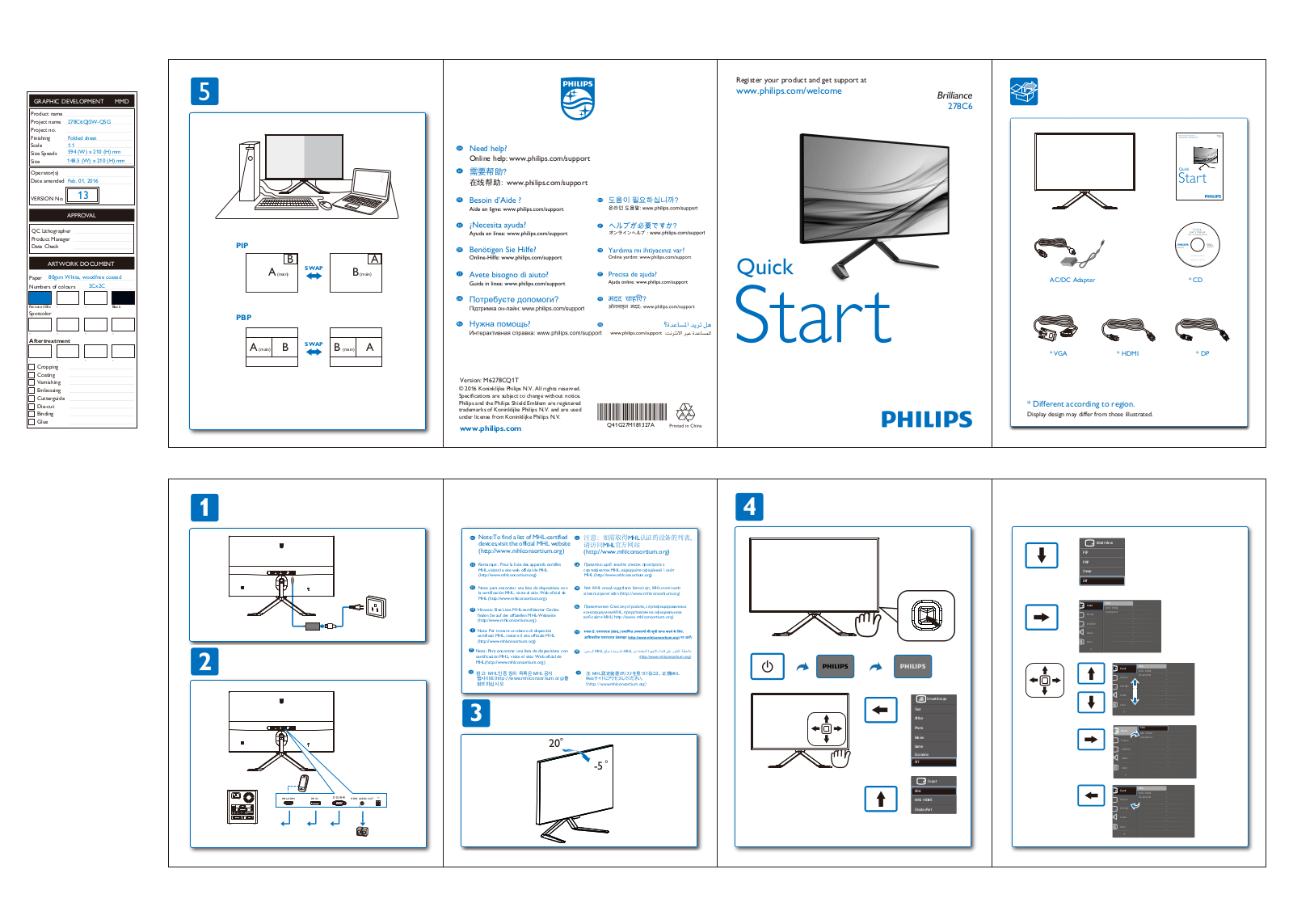 Philips 278C6QJSW, 278C6 User Manual