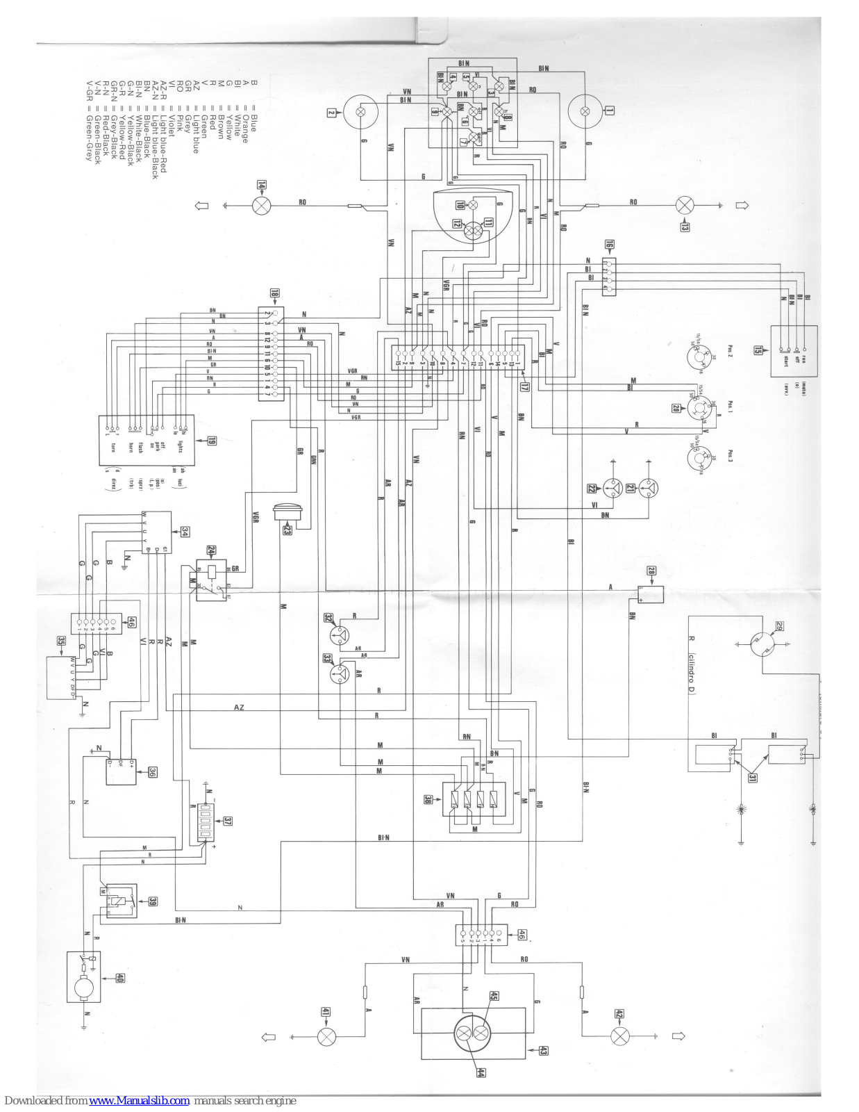 MOTO GUZZI V 35C, V 50C Owner's Manual