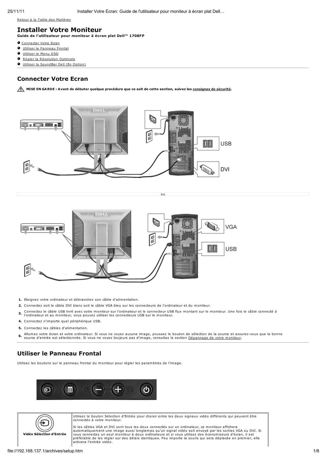 DELL 1708FP User Manual