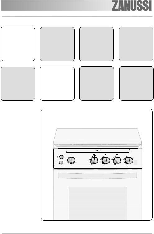 Zanussi ZCG550GX2 User Manual