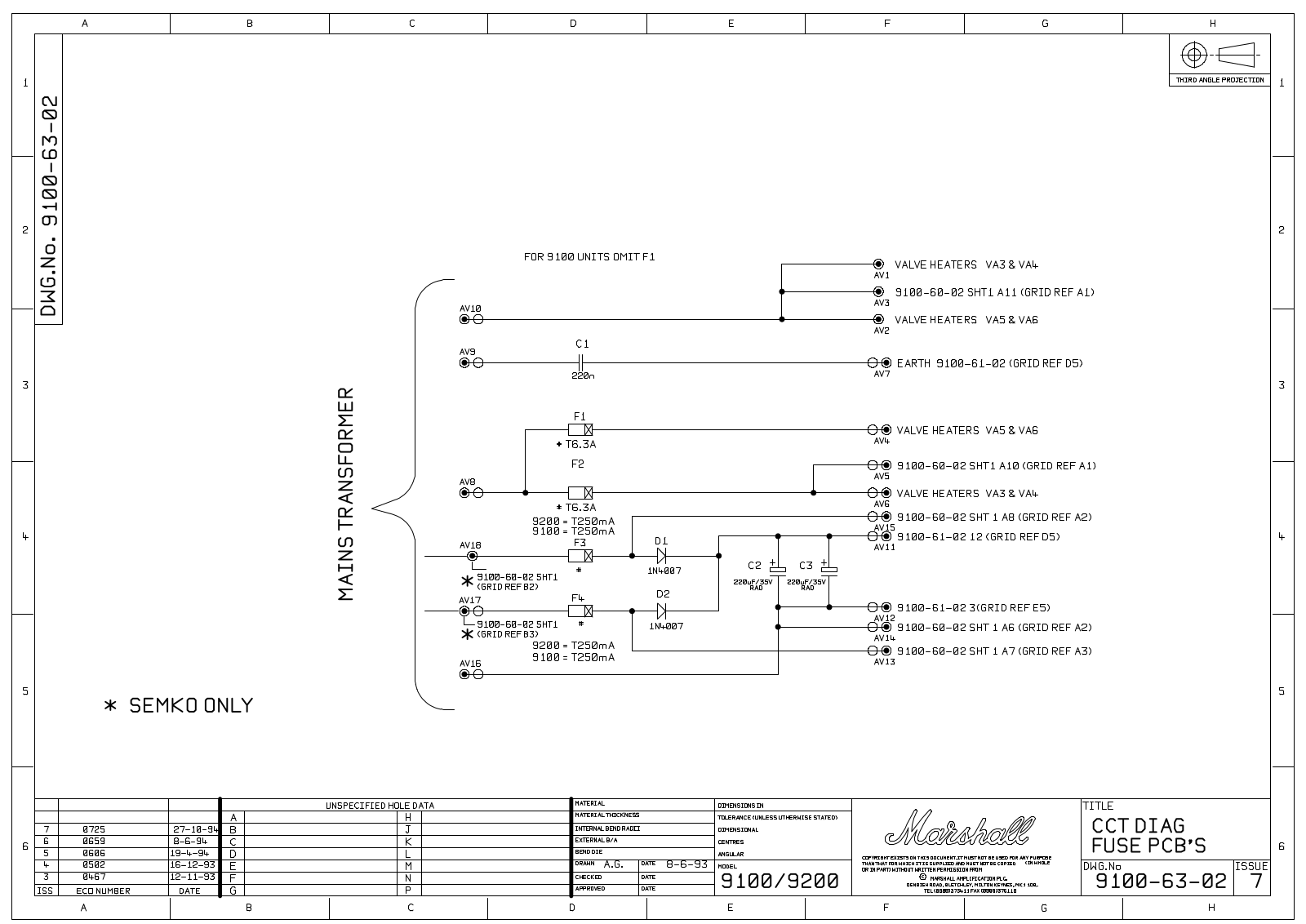 Marshall 9100-63-02 Schematic