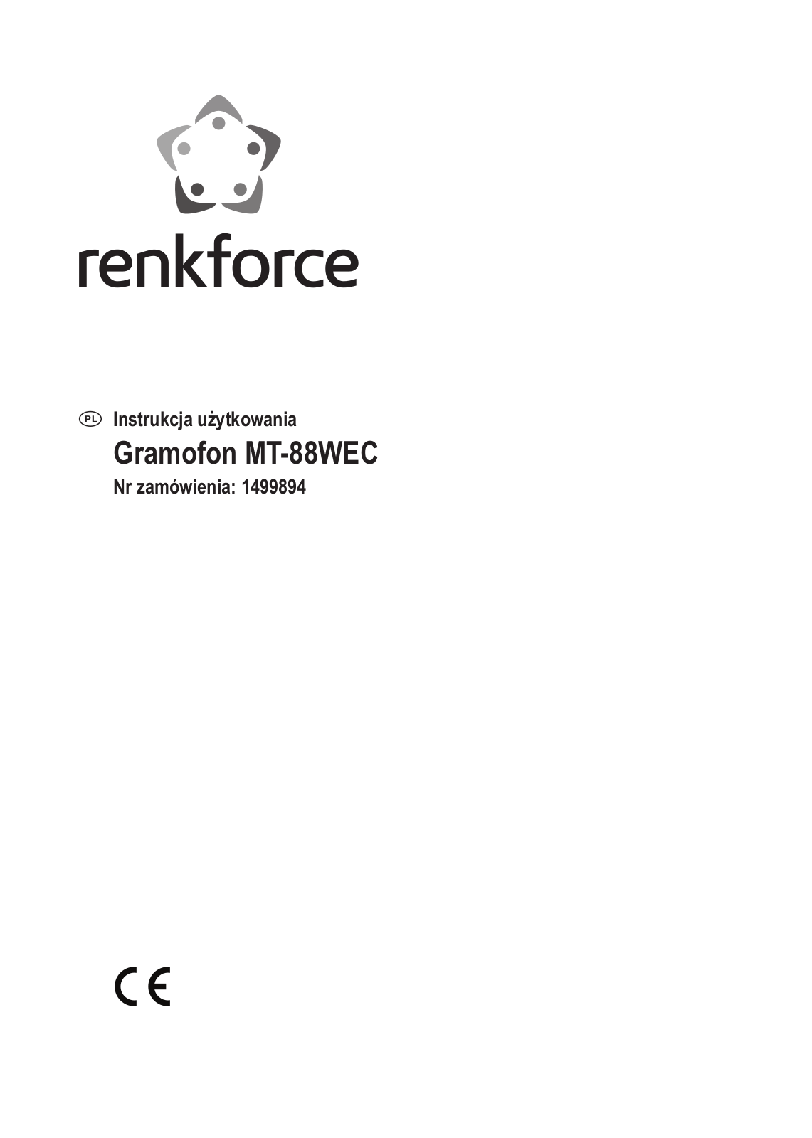 Renkforce 149 98 94 Operating Instructions