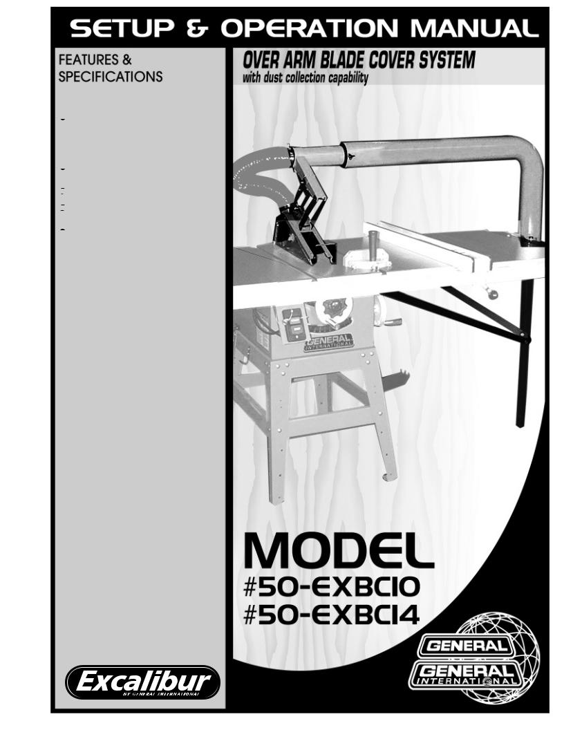 Excalibur 50-EXBC14, 50-EXBC10 User Manual