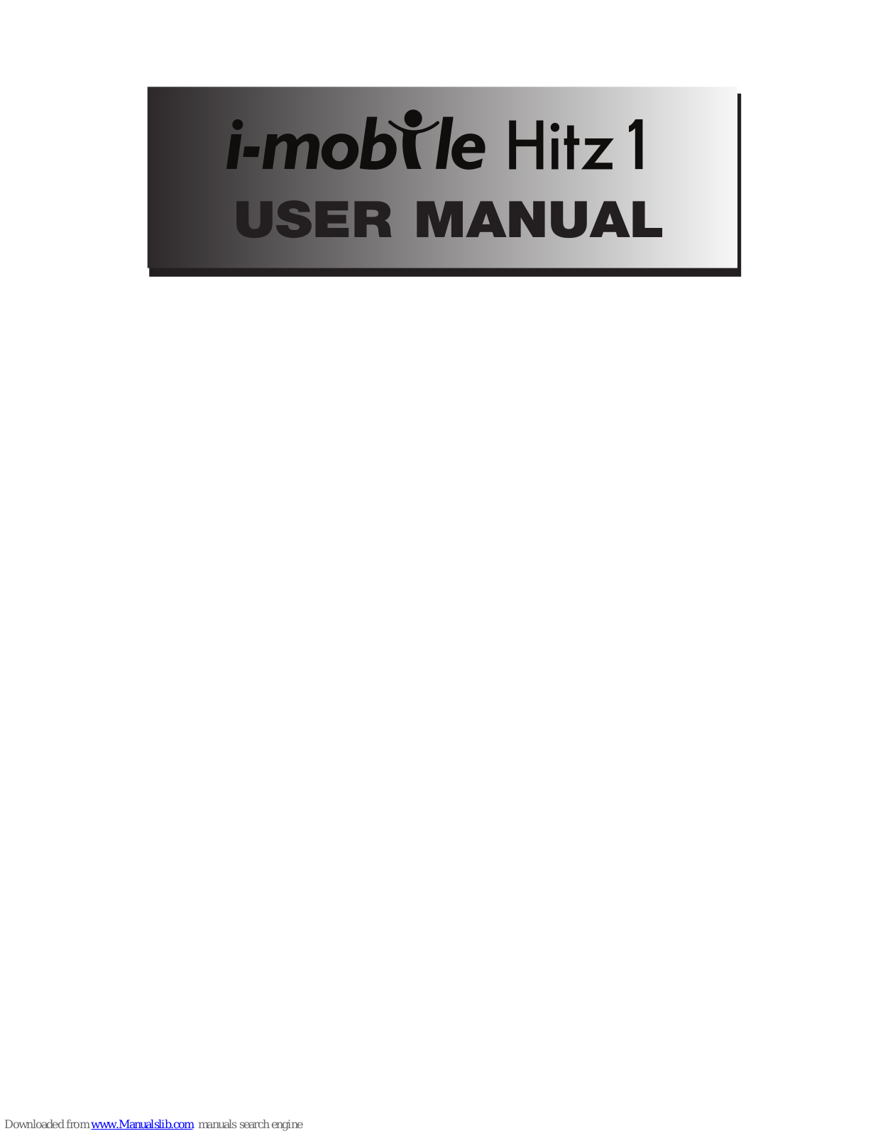 i-mobile Hitz 1 User Manual