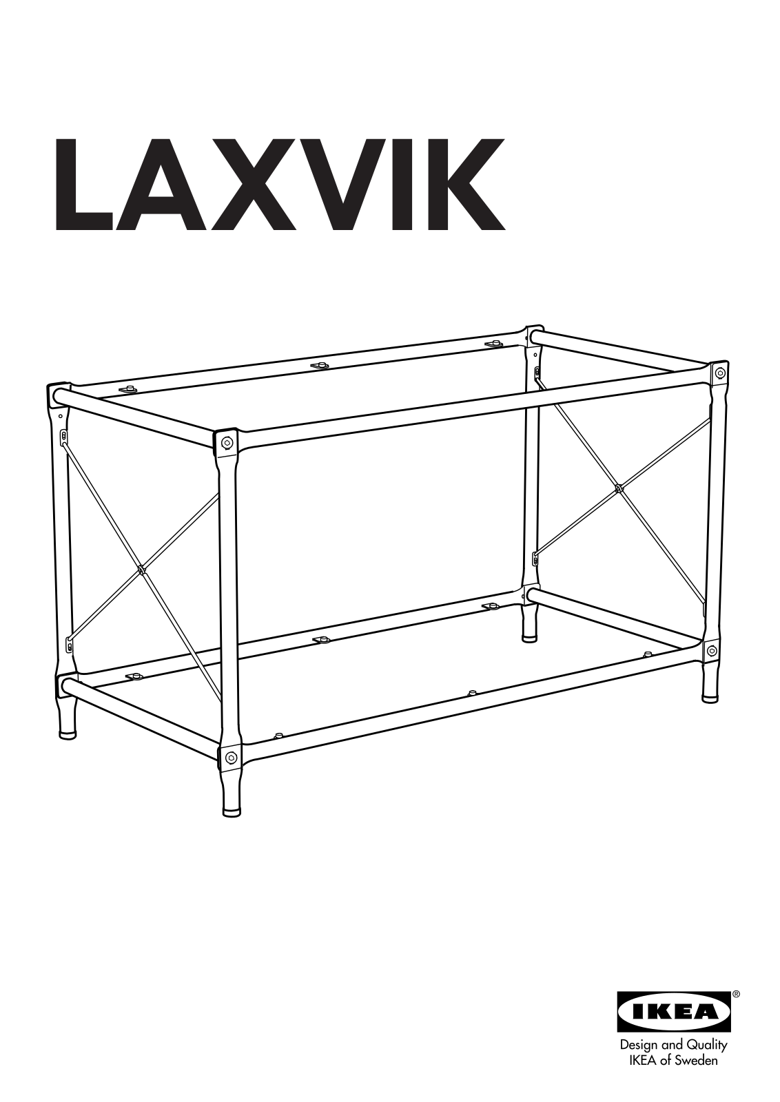 IKEA LAXVIK BASIC UNIT 31 1-2X18 1-2 Assembly Instruction