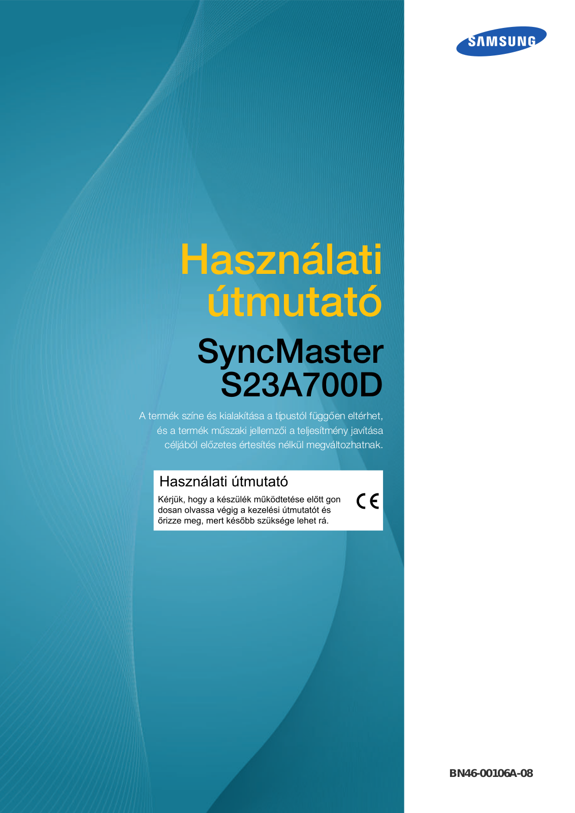 Samsung SyncMaster S23A700D User Manual