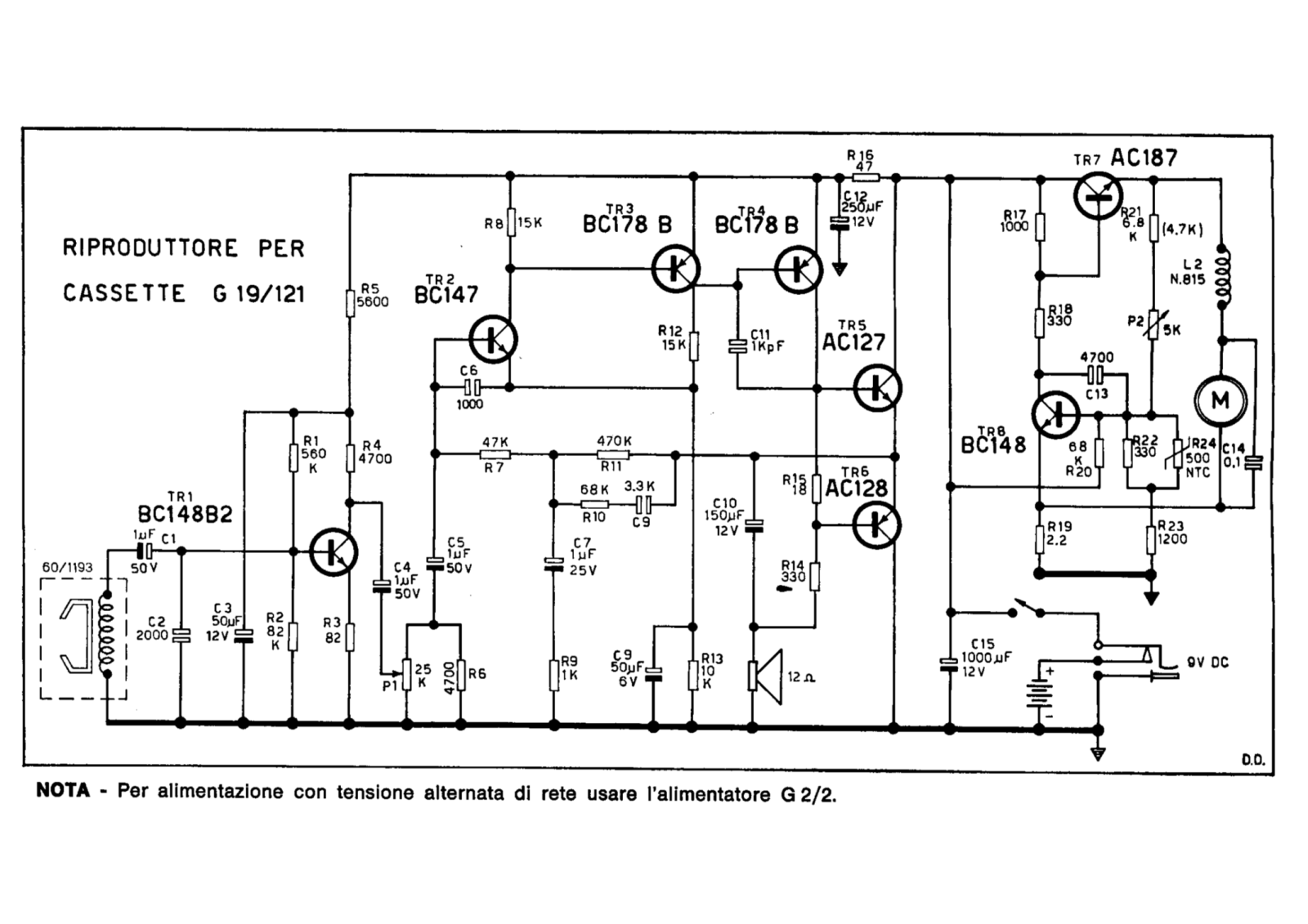 Geloso G19-121 Schematic