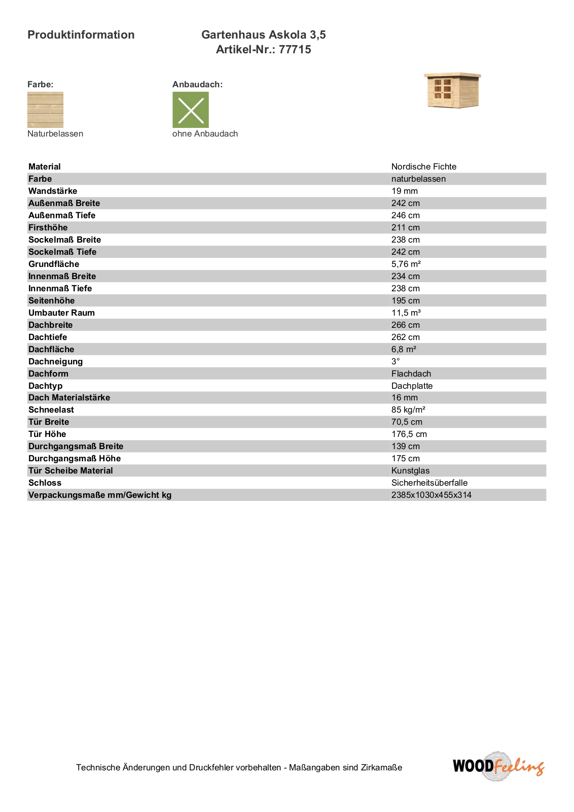 Karibu 77715 User Manual