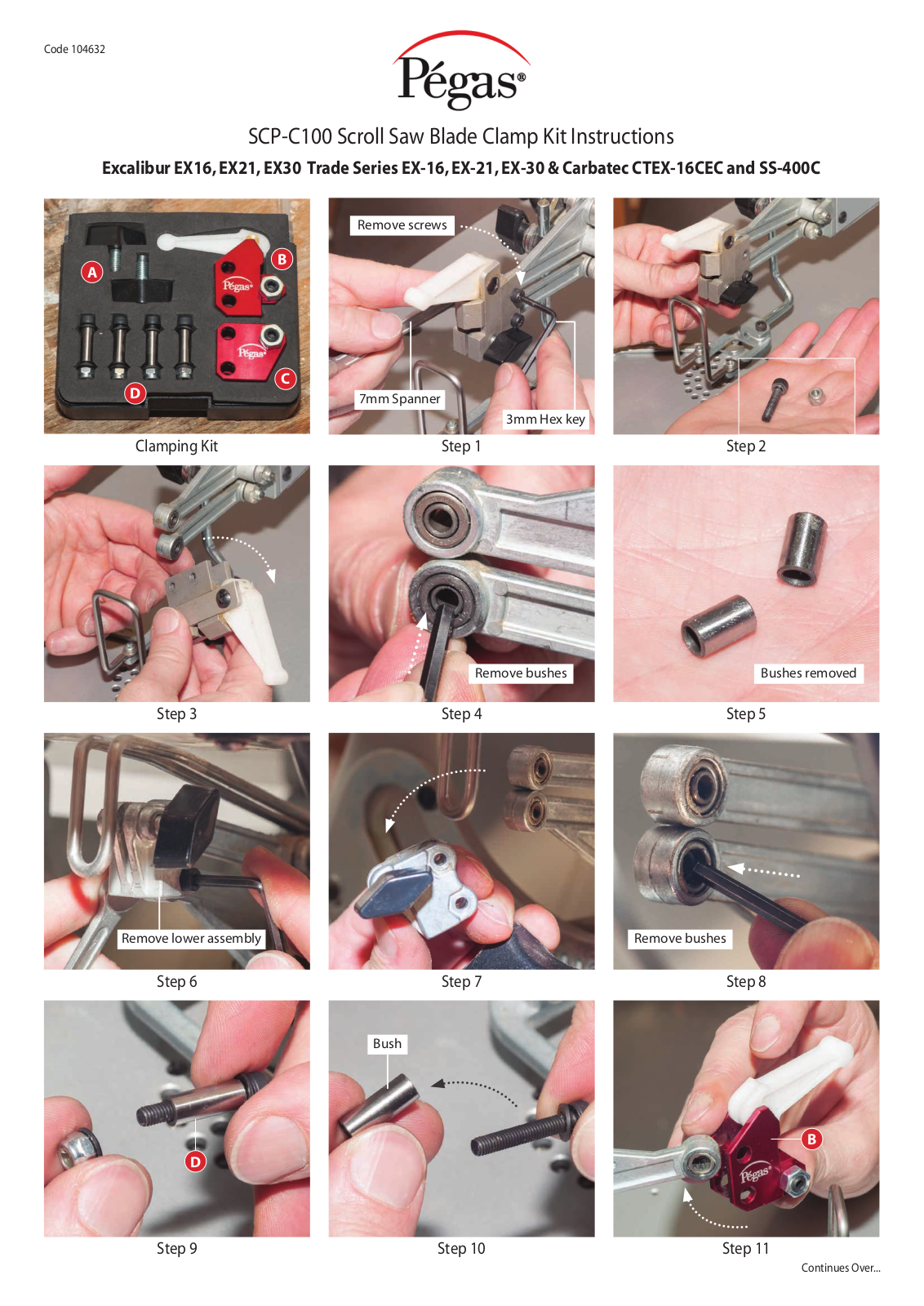 PEGAS SCP-C100 Instructions Manual - ManualMachine.com
