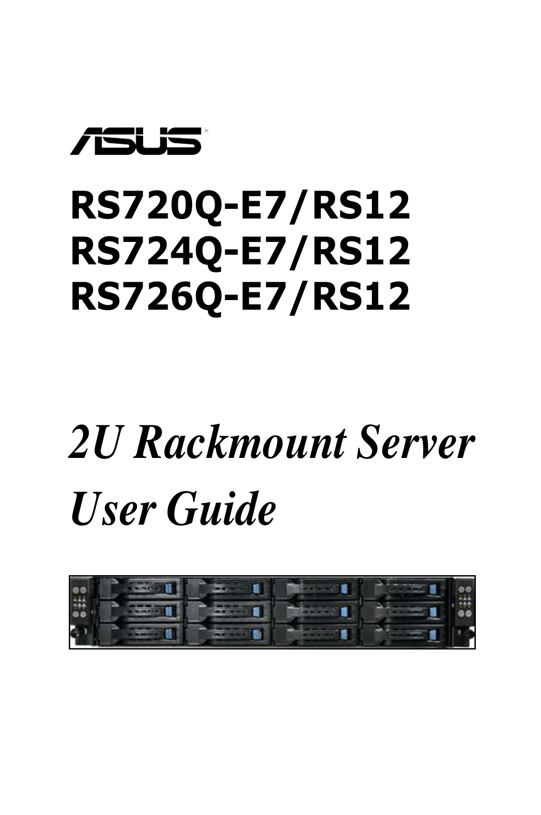 Asus RS720Q-E7/RS12, RS724Q-E7/RS12 Manual