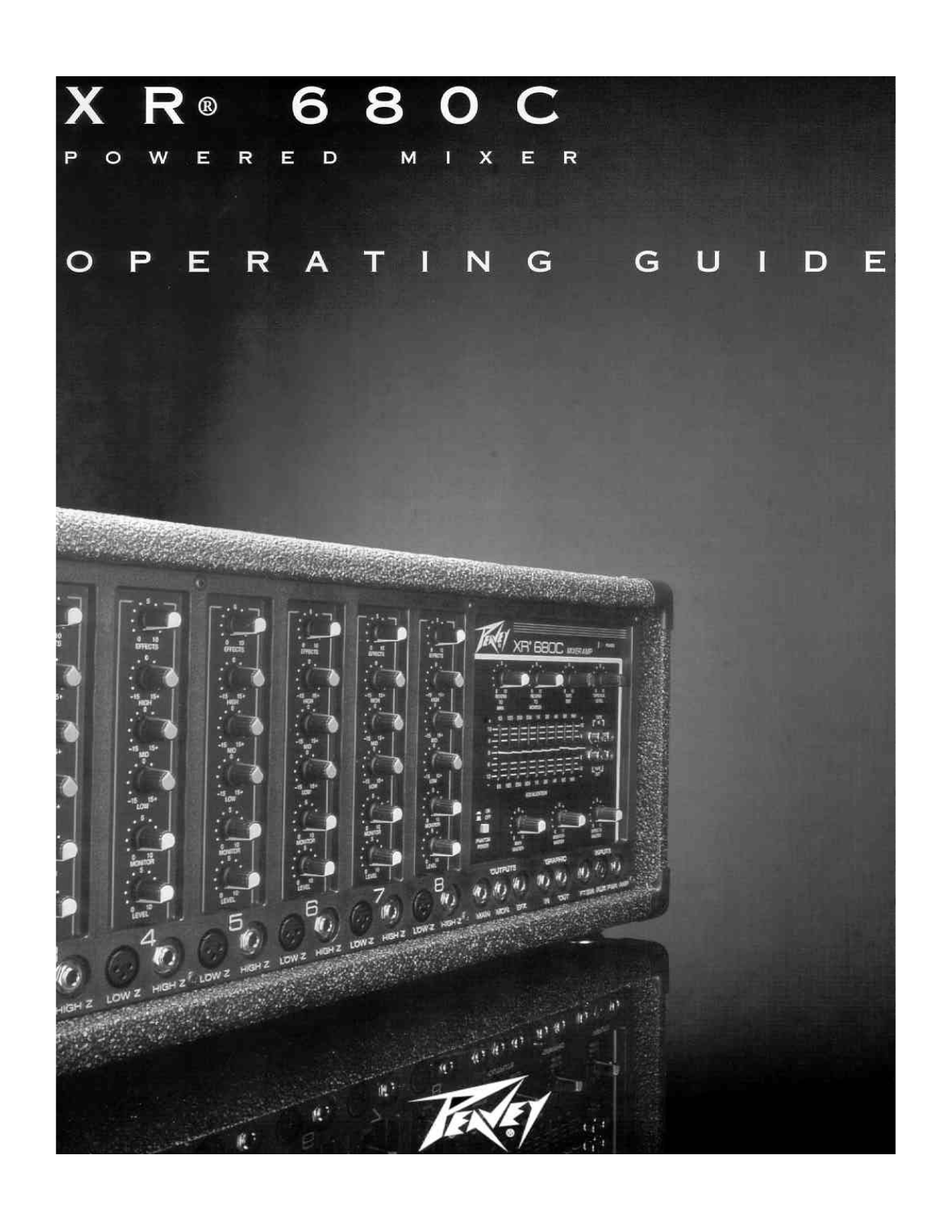 Peavey XR 680C User Manual