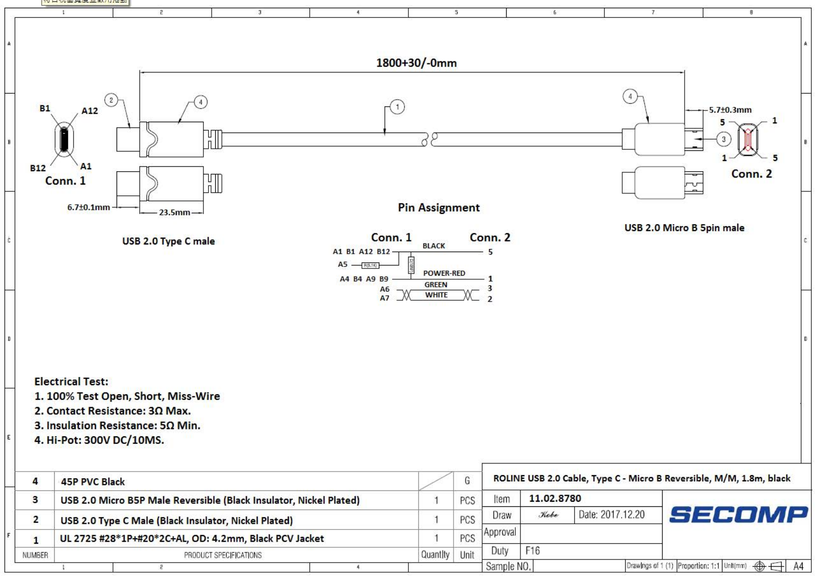 ROLINE 11028780 Datasheet - ManualMachine.com