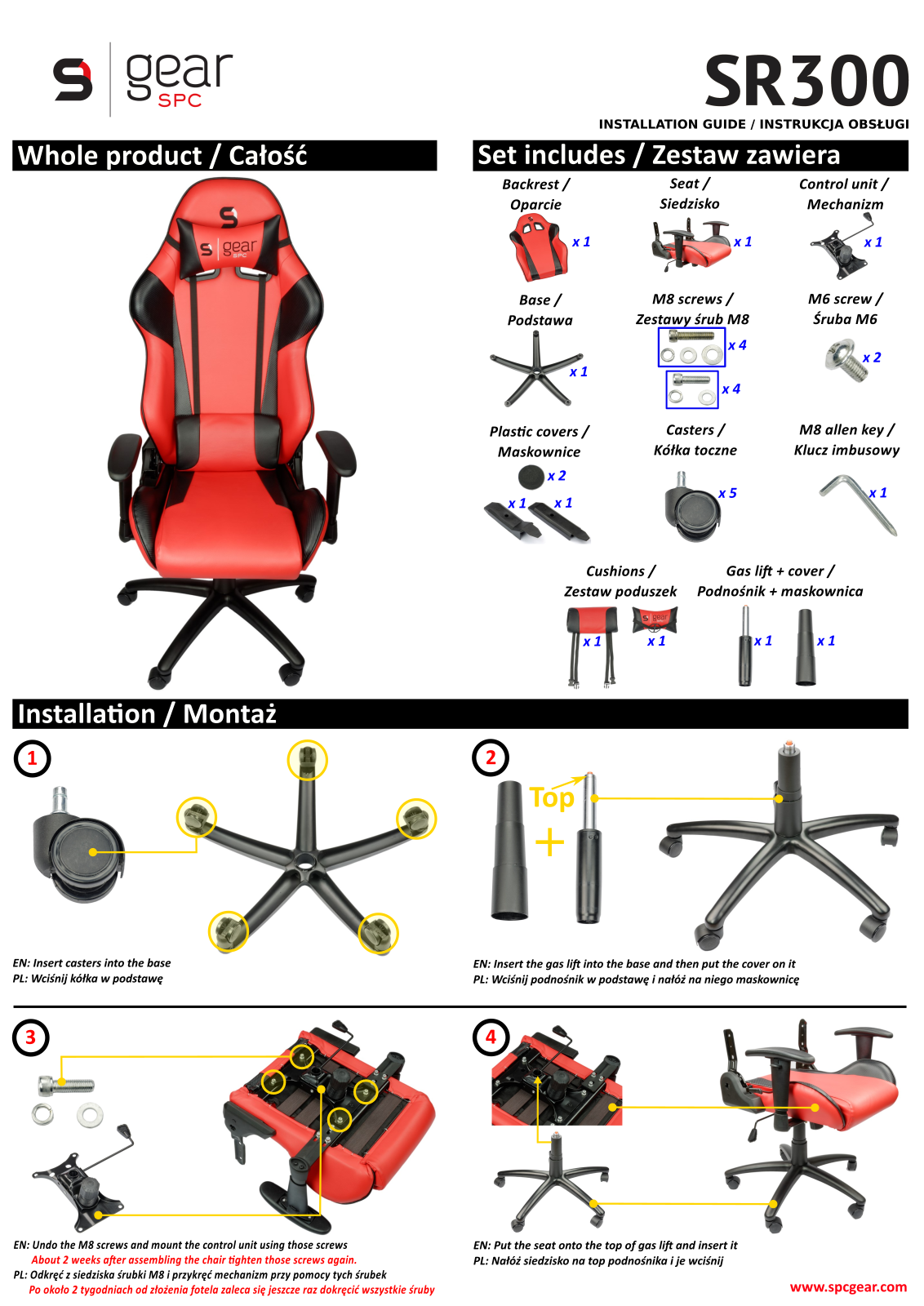 SPC GEAR SR300 V2 User guide - ManualMachine.com