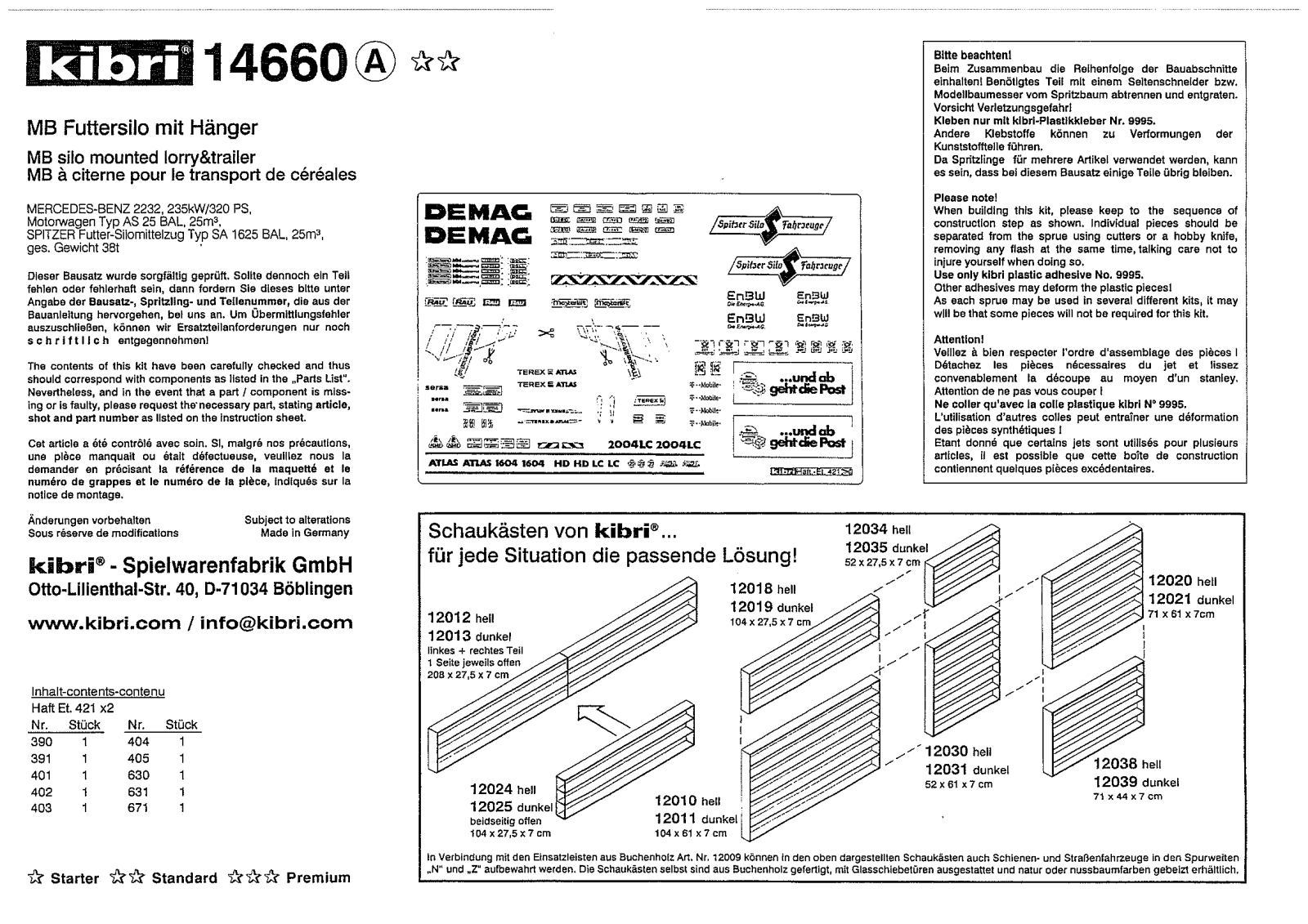 Kibri 14660 User Manual