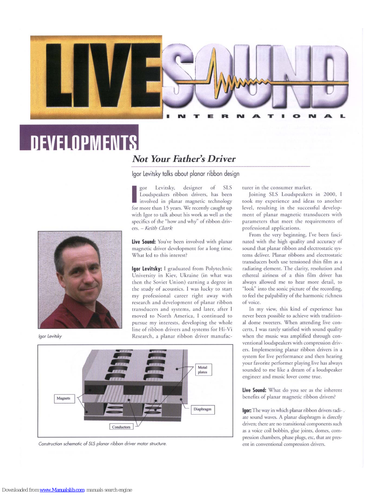 SLS Audio PRD1000, PRD500 Brochure - ManualMachine.com