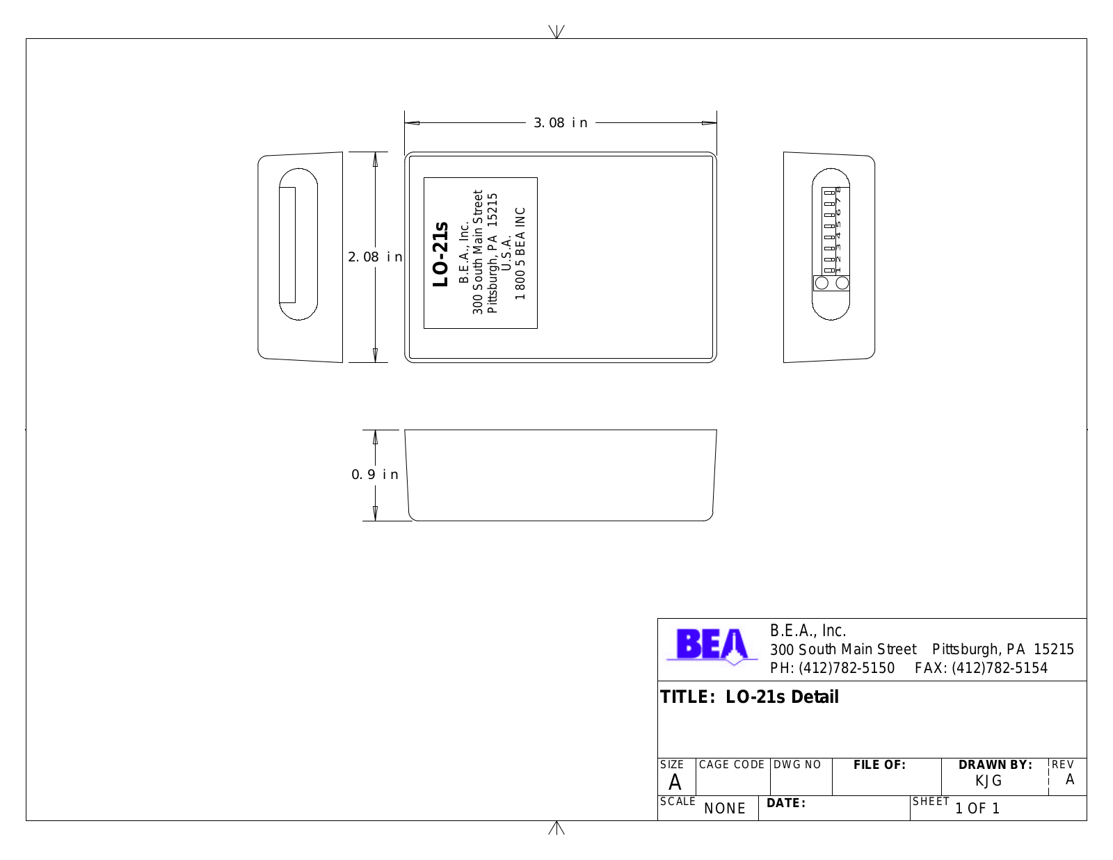 BEA LO-21s User Manual