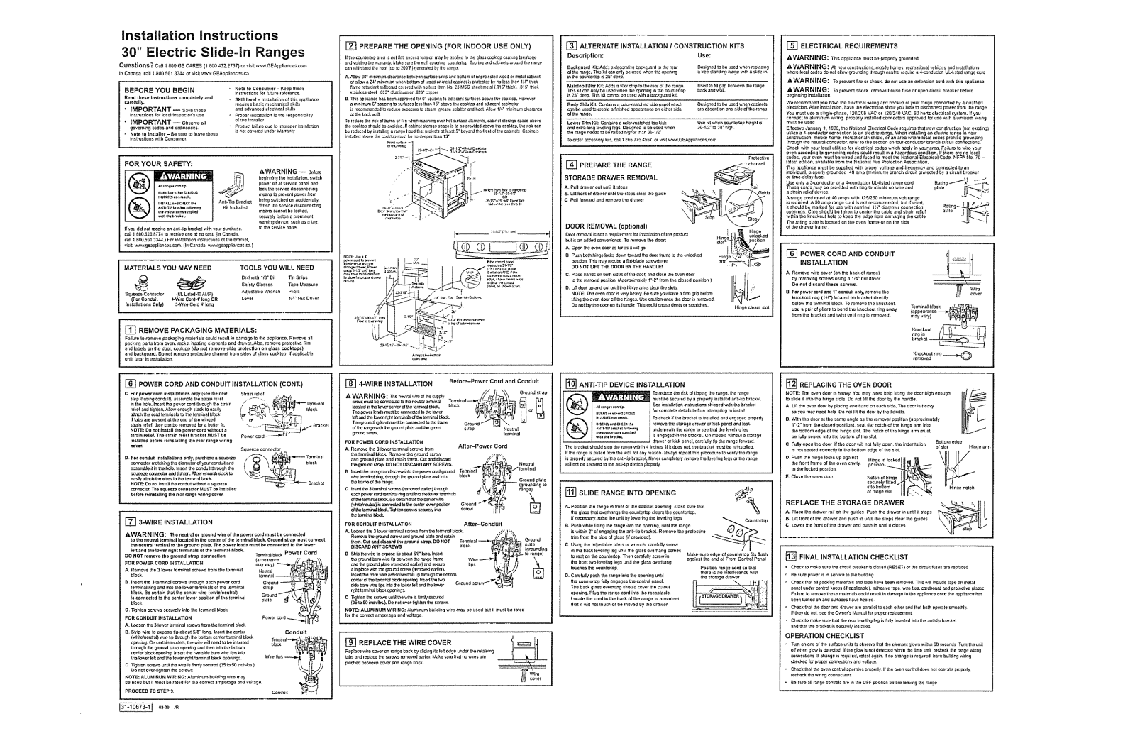 GE JSP39DN3BB, JSP39DN3CC, JSP39DN3WW, JSP39DN4BB, JSP39DN4CC Installation Guide - ManualMachine.com