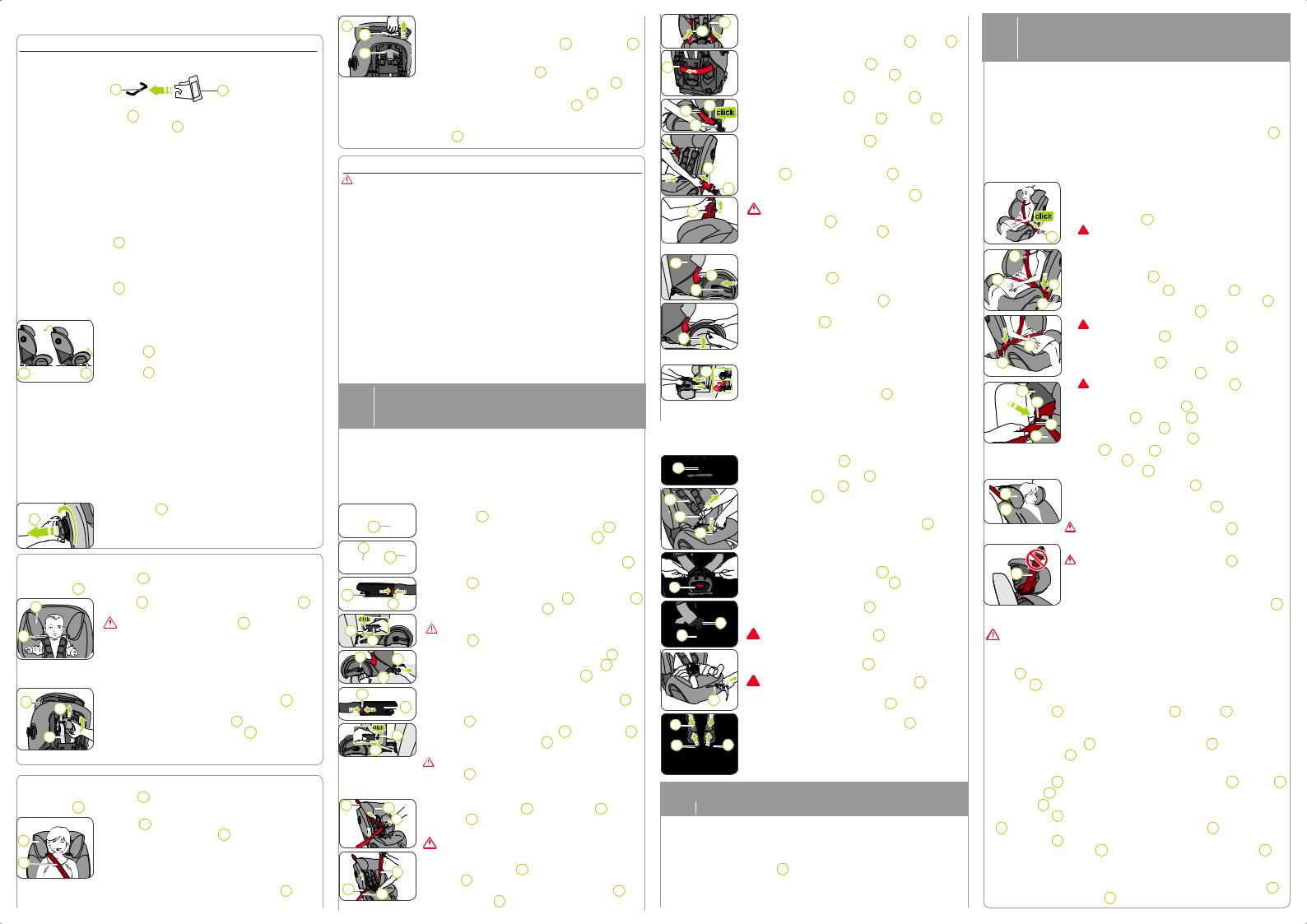 Britax Evolva 1-2-3 SL SICT Service Manual